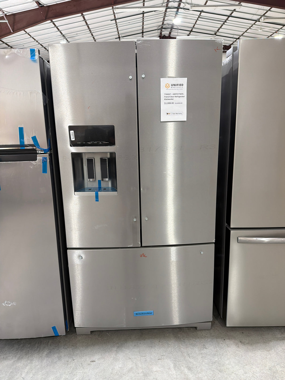 T10ID27 – KRFF577KPS French Door Refrigerator – KitchenAid