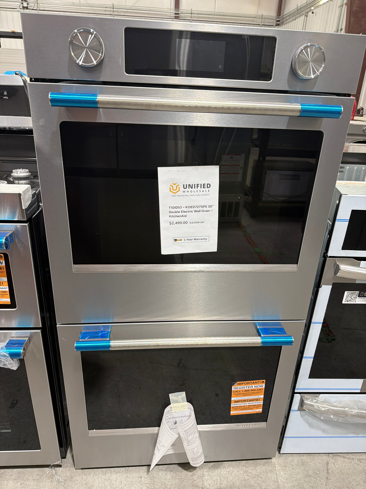 T10ID53 – KOED727SPS 30" Double Electric Wall Oven – KitchenAid
