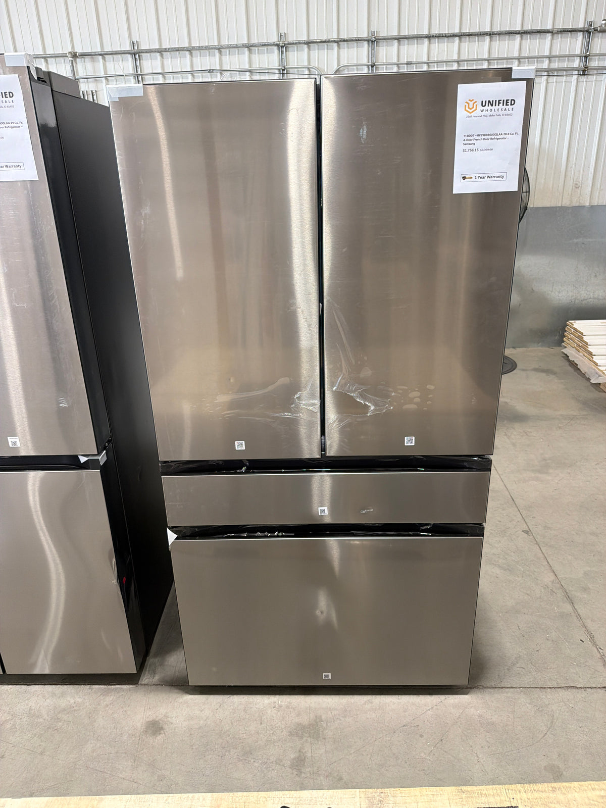 T13ID07 – RF29BB8600QLAA 28.8 Cu. Ft. 4-Door French Door Refrigerator – Samsung