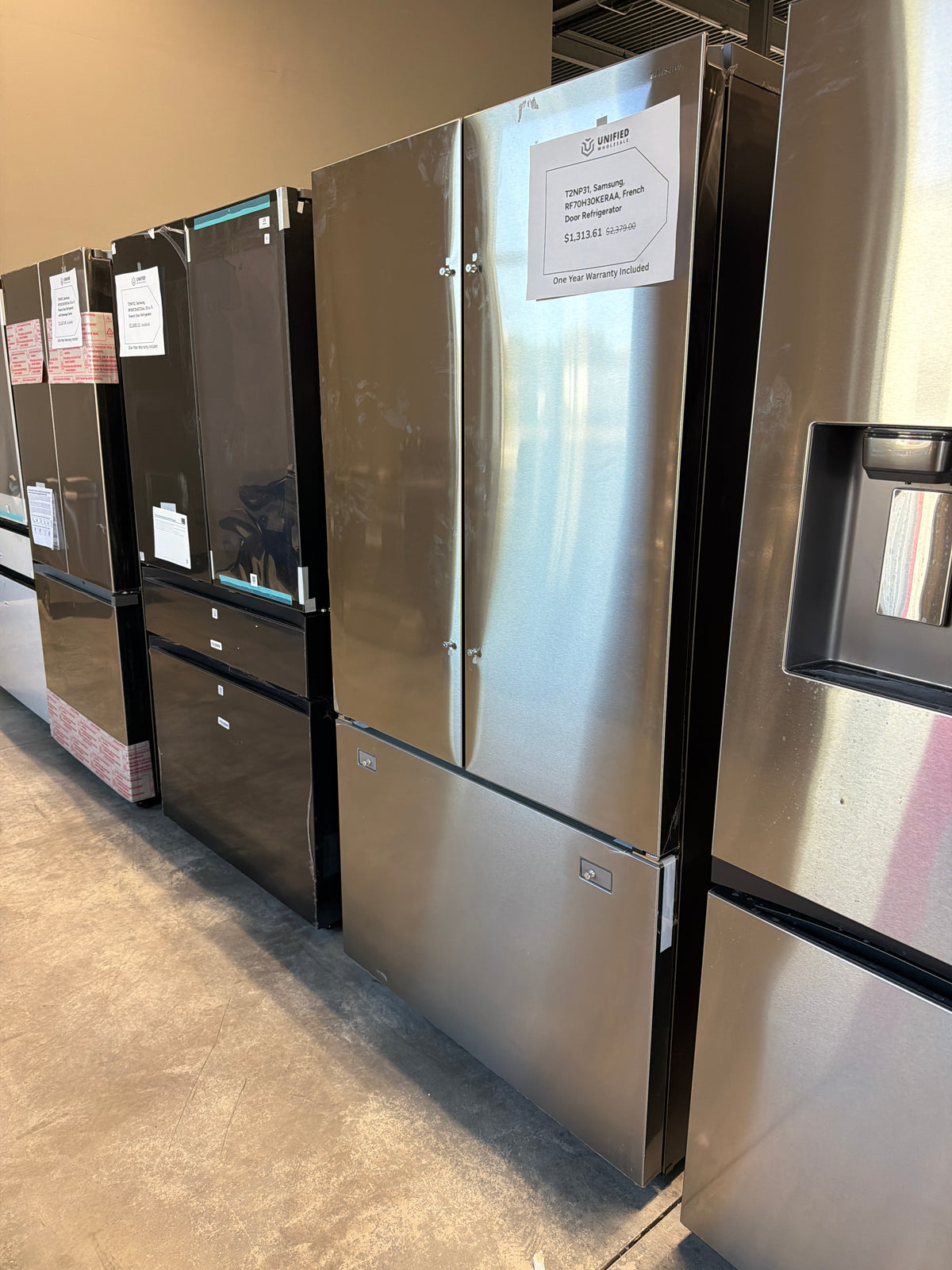 Samsung 30 cu ft French Door Refrigerator RF70H30KERAA – T2NP31