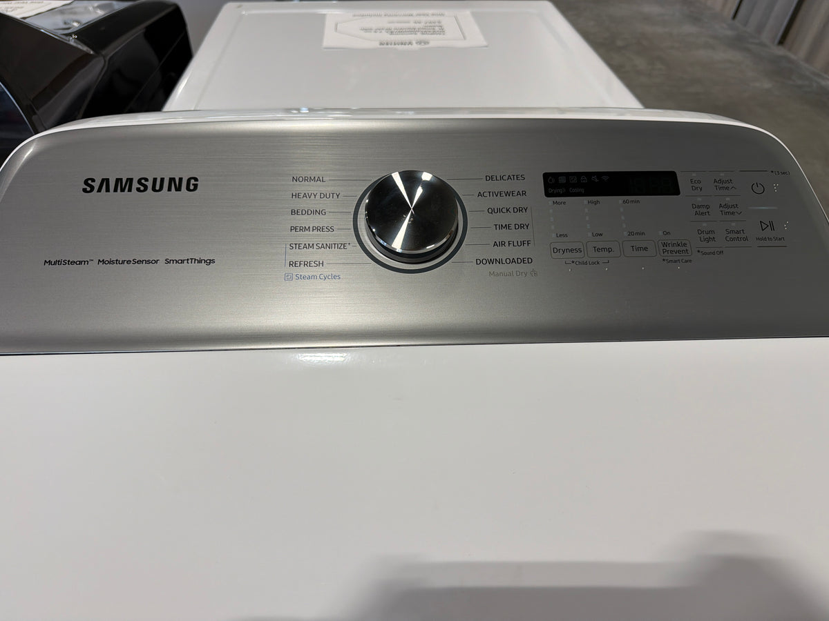 Samsung 7.4 cu ft Smart Electric Dryer DVE52A5500W/A3 – T2NP09