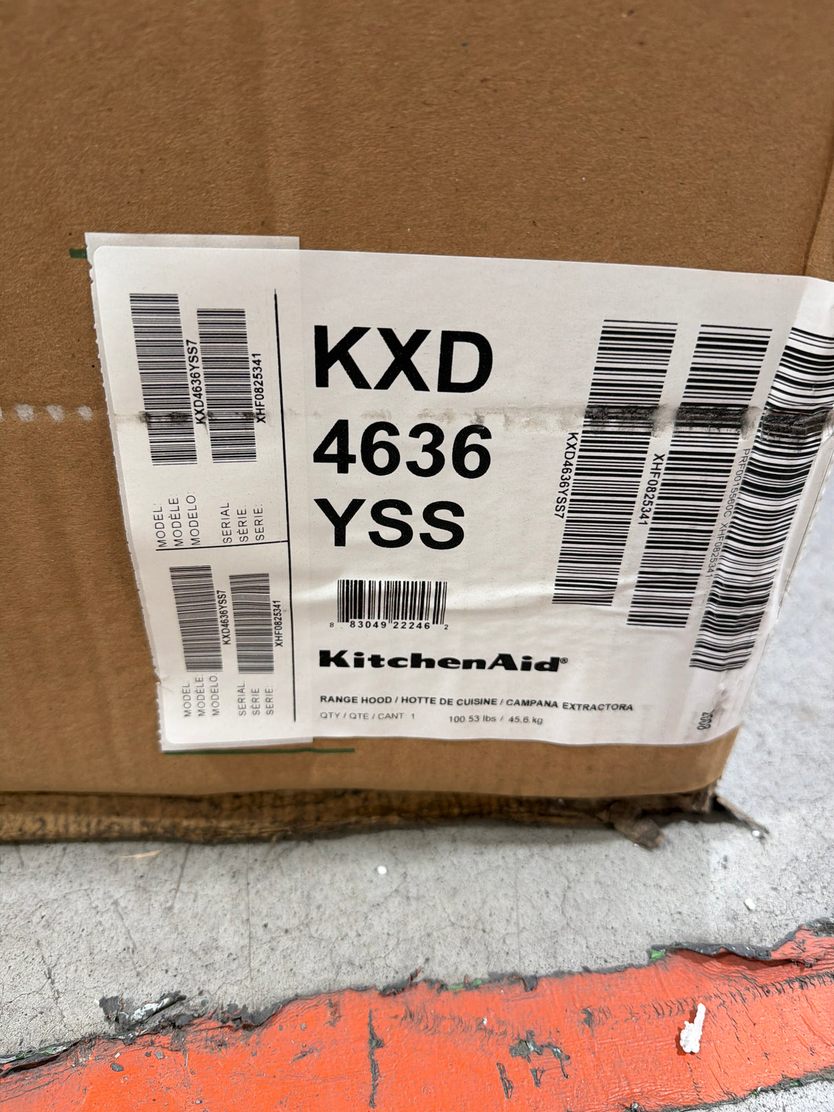T7ID44 KitchenAid KXD4636YSS Downdraft Vent