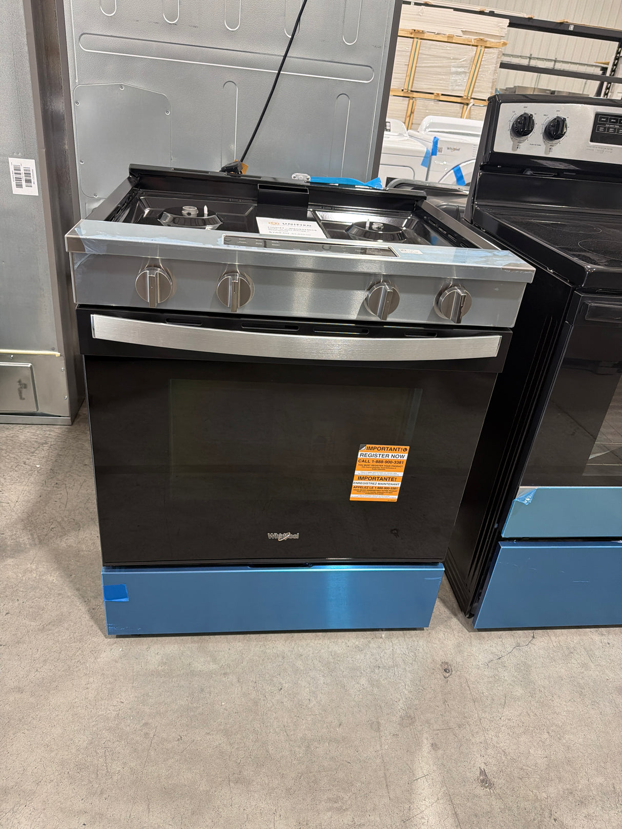 T10ID47 – WSGS3330TS Slide-In Gas Range – Whirlpool