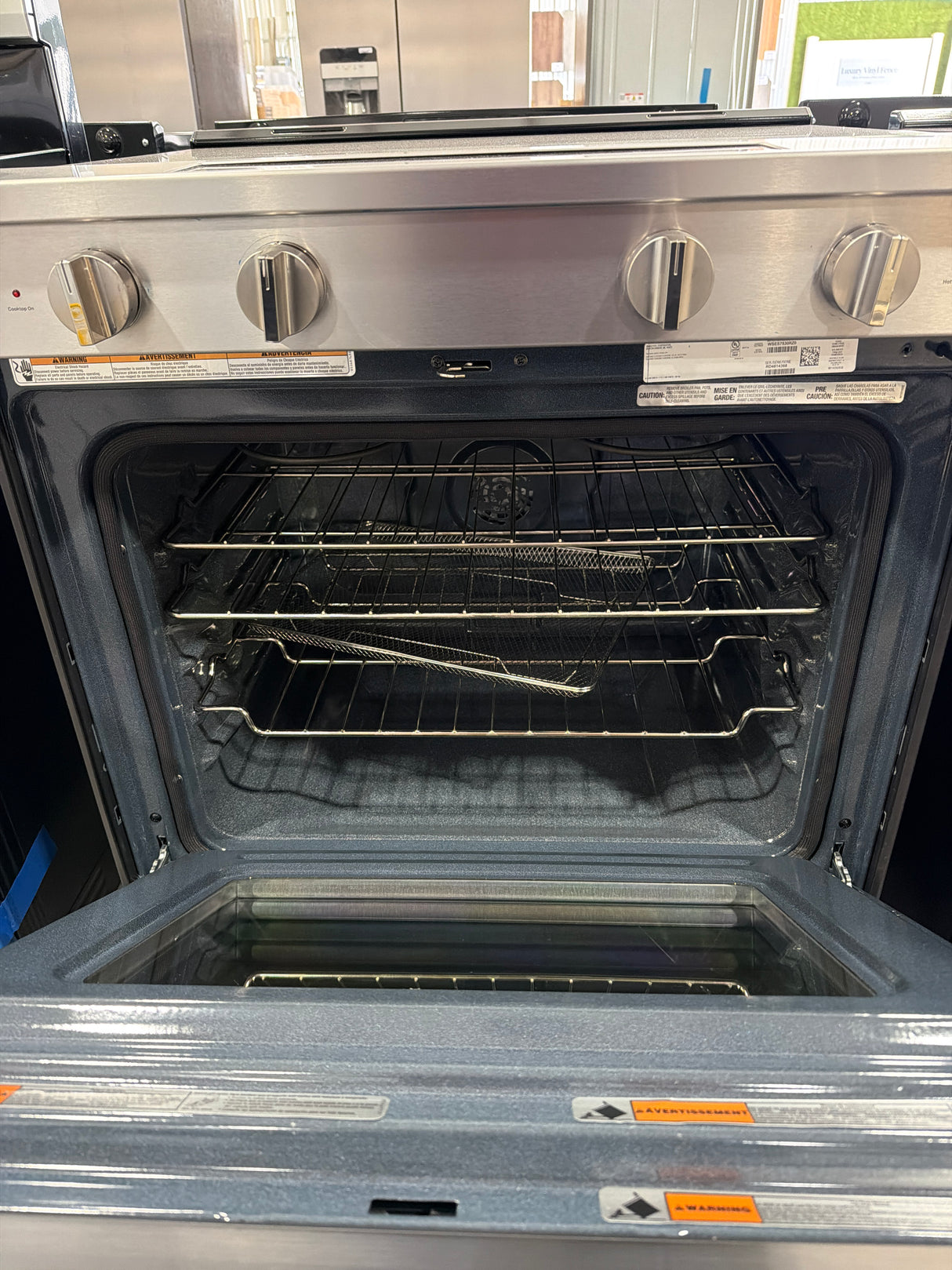 T7ID26 Whirlpool WSES7530RZ Range Electric Air Fry + Steam