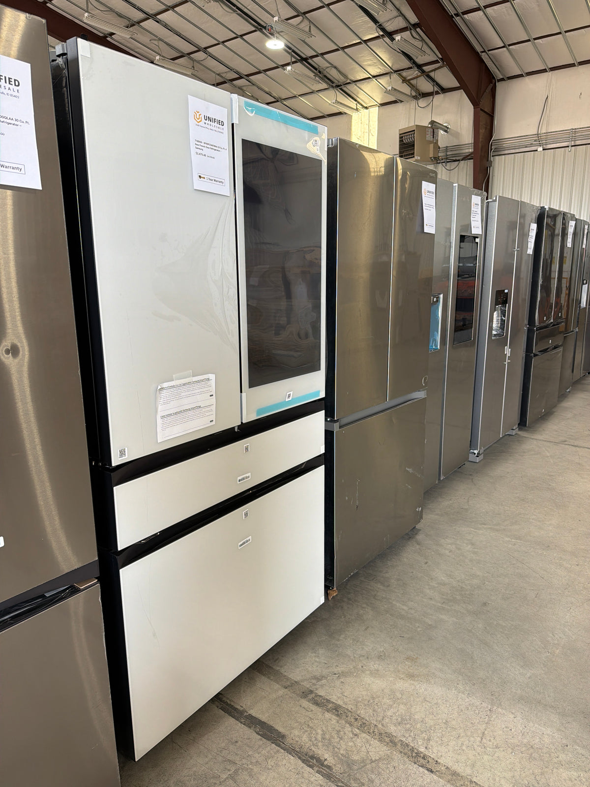 T13ID08 – RF90F23AEWAA 23 Cu. Ft. 4-Door French Door Refrigerator – Samsung