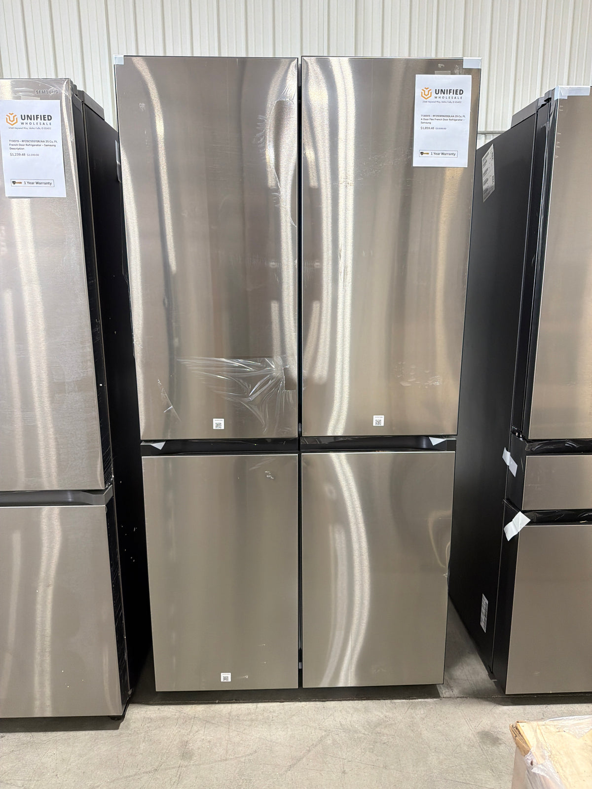 T13ID05 – RF29DB9600QLAA 29 Cu. Ft. 4-Door Flex French Door Refrigerator – Samsung