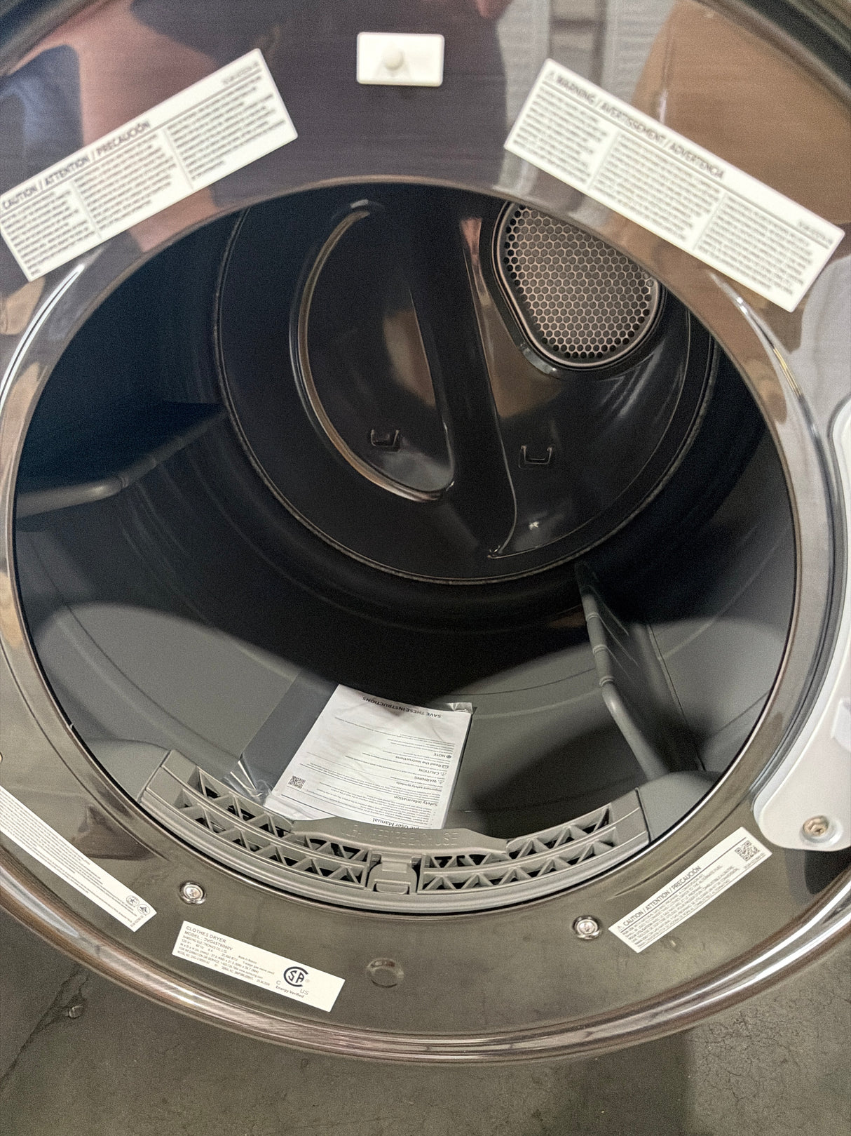 T12ID36 - Samsung DVG45T6000V/A3 7.5 cu. ft. Gas Dryer