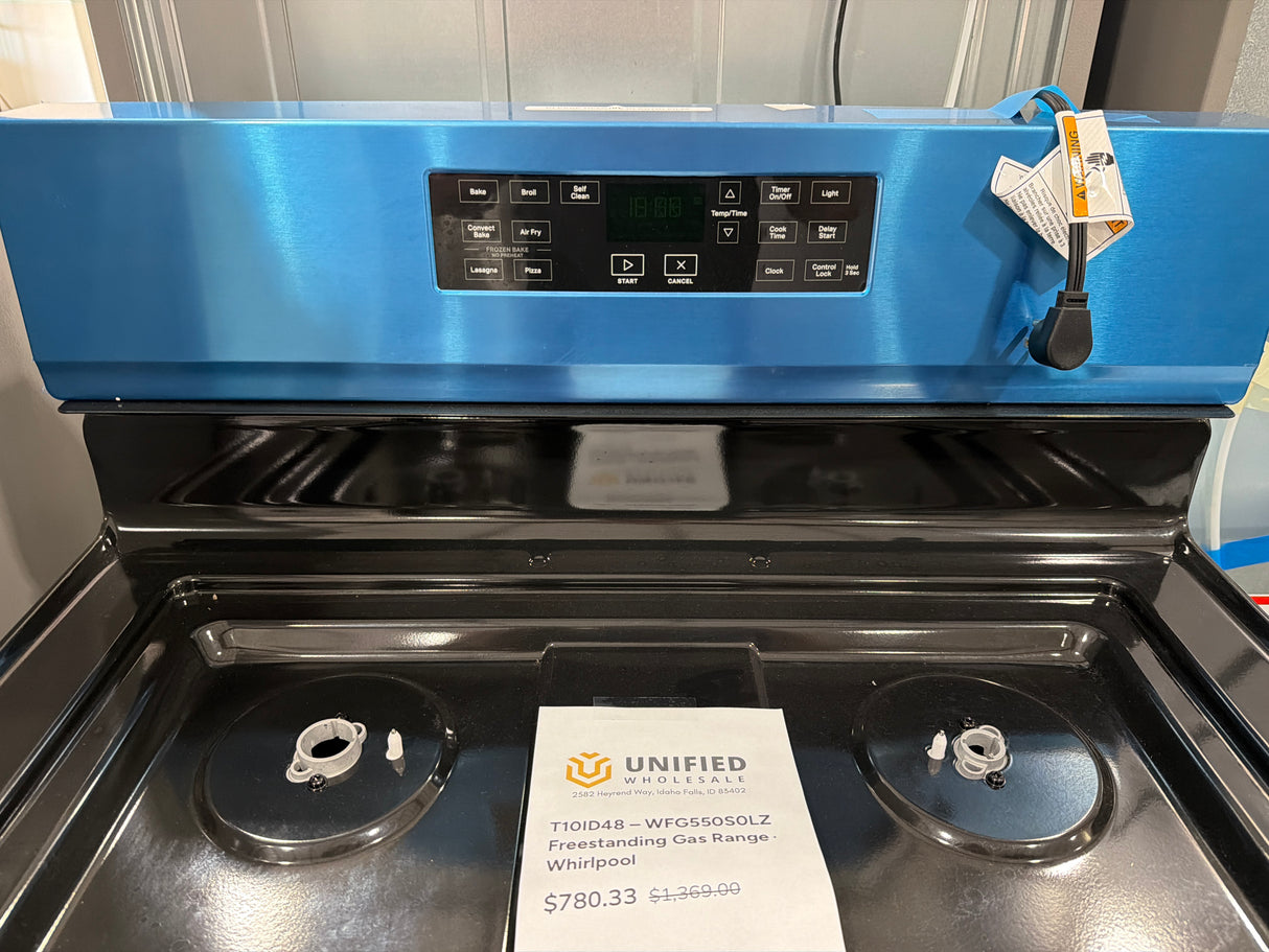 T10ID48 – WFG550S0LZ Freestanding Gas Range – Whirlpool