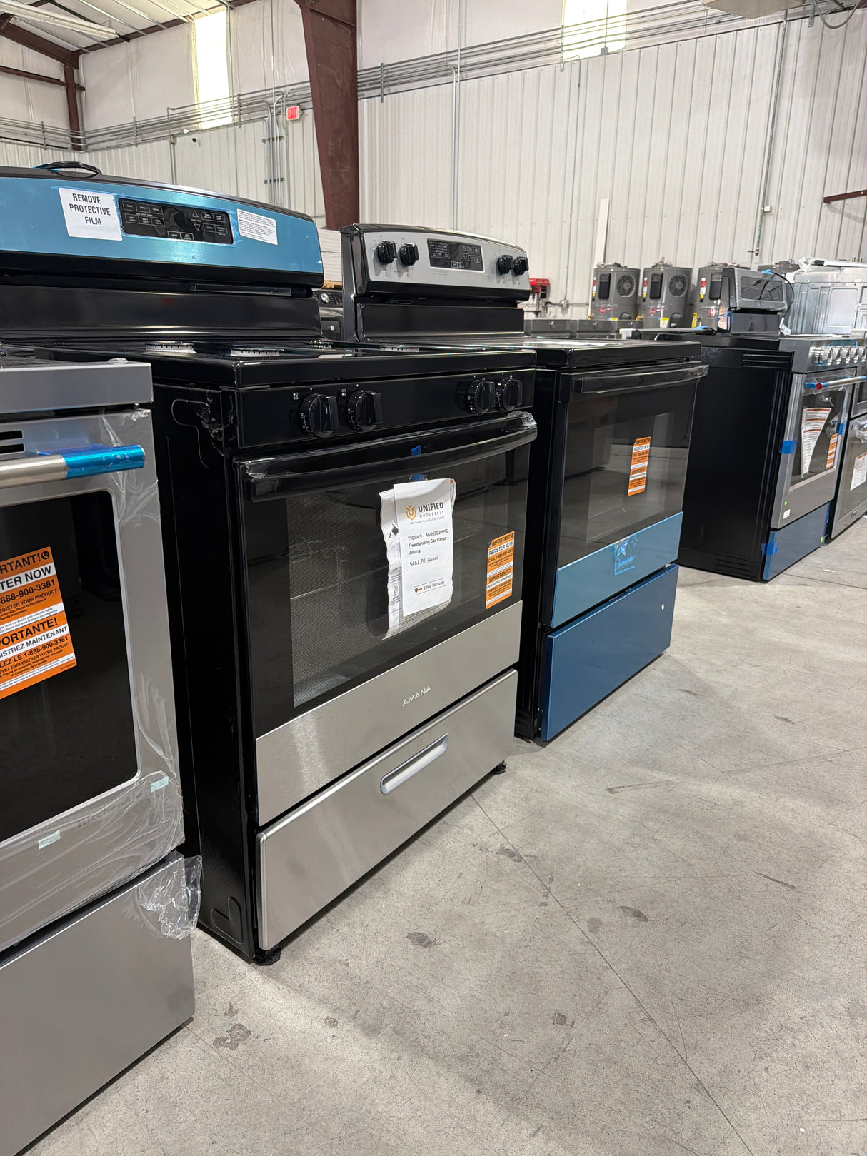 T10ID49 – AGR6303MMS Freestanding Gas Range – Amana