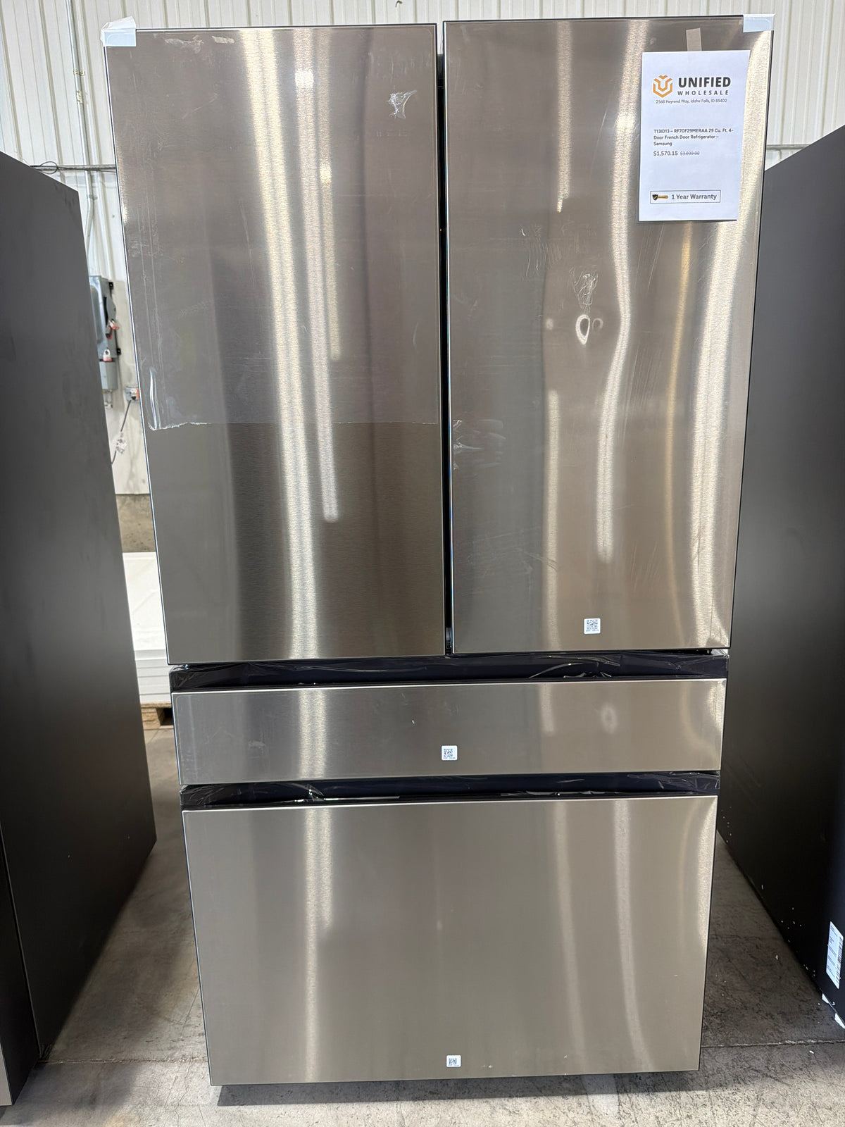 T13ID13 – RF70F29MERAA 29 Cu. Ft. 4-Door French Door Refrigerator – Samsung