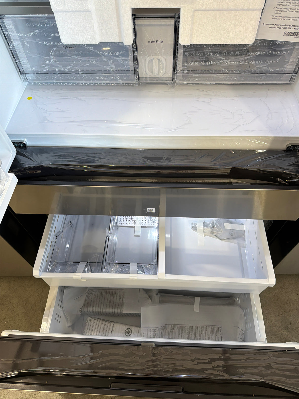 T8ID27 - Samsung RF70F29MERAA Counter Depth French Door Refrigerator
