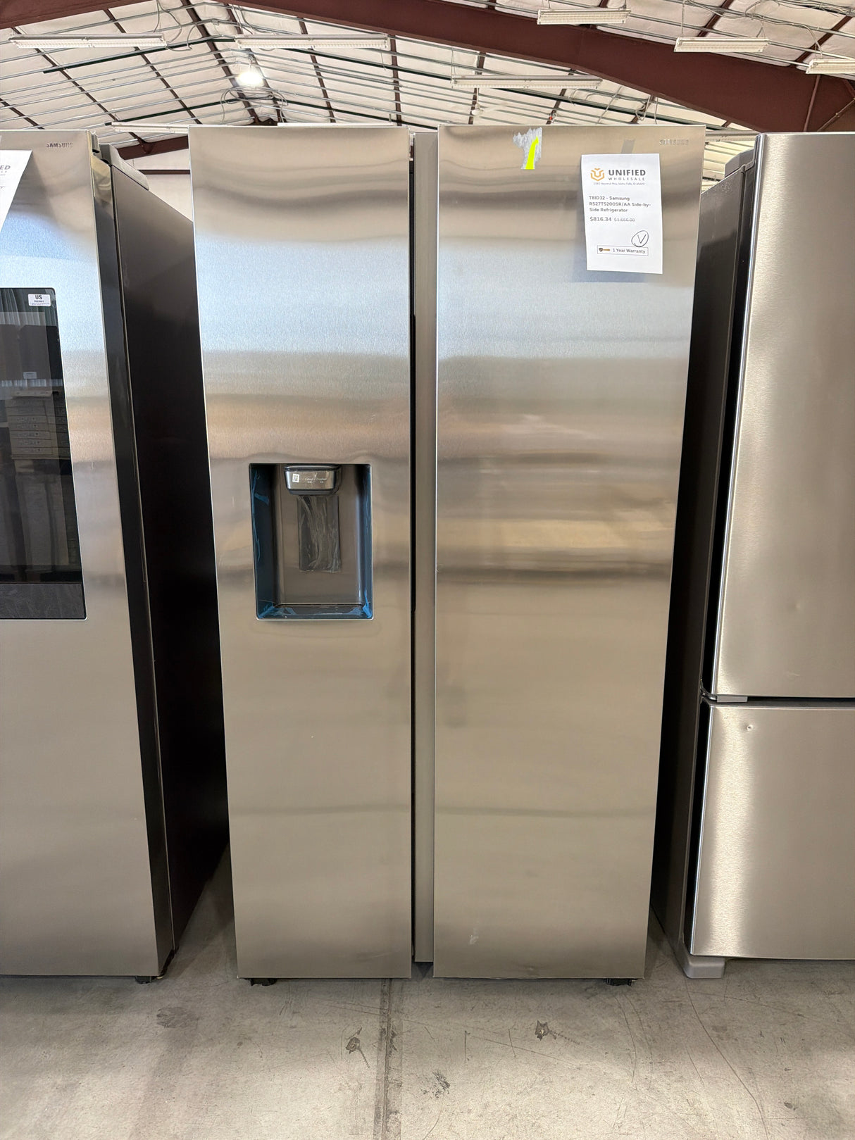 T8ID32 - Samsung RS27T5200SR/AA Side-by-Side Refrigerator