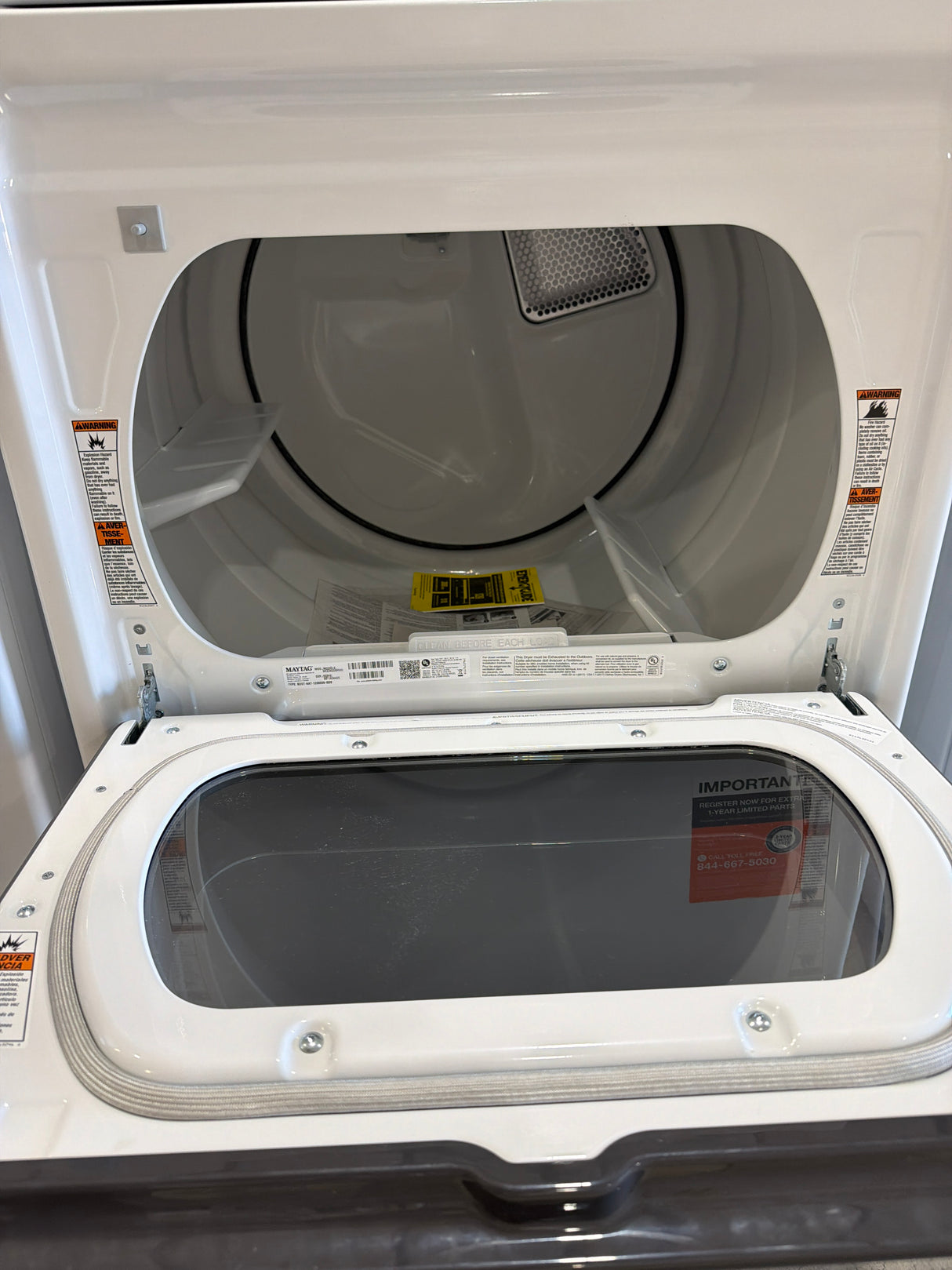 T10ID22 – MGD6205RW 7.4 Cu. Ft. Gas Dryer – Maytag