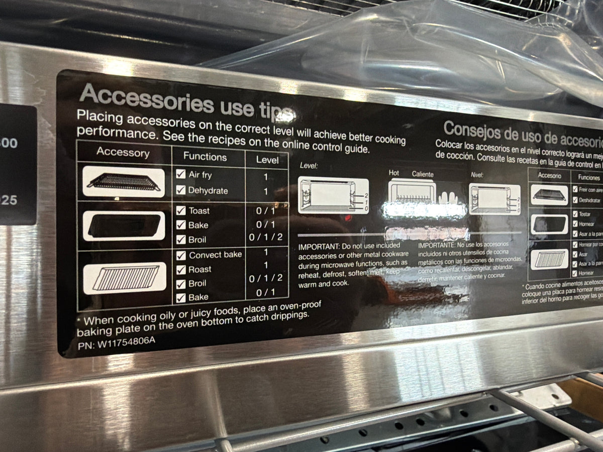 KitchenAid 1.1 cu ft Built-In Convection Microwave KMBT730SPS – T1NP36