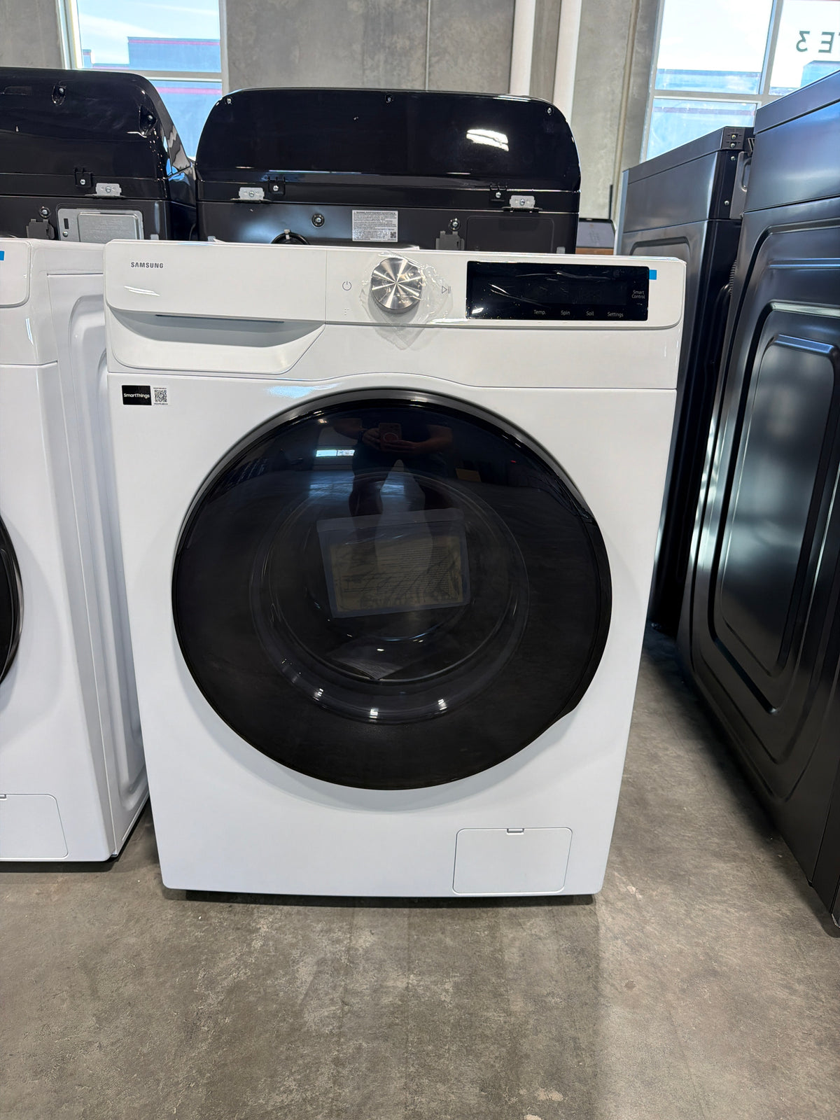 Samsung 2.5 cu ft Compact Front Load Washer WW25FG6B34BEA2 – T2NP40