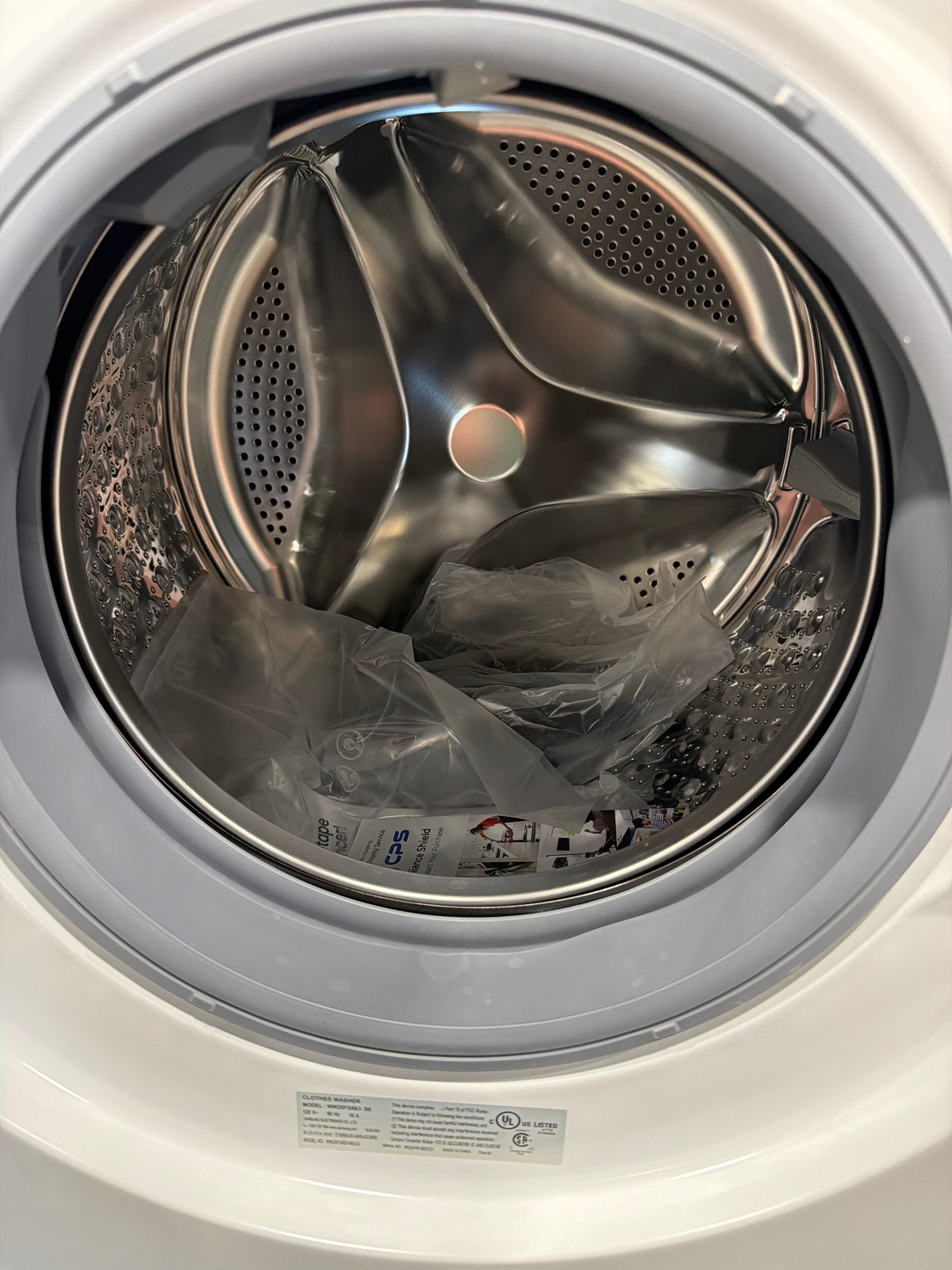 Samsung 2.5 cu ft Compact Front Load Washer WW25FG6B34BEA2 – T2NP40