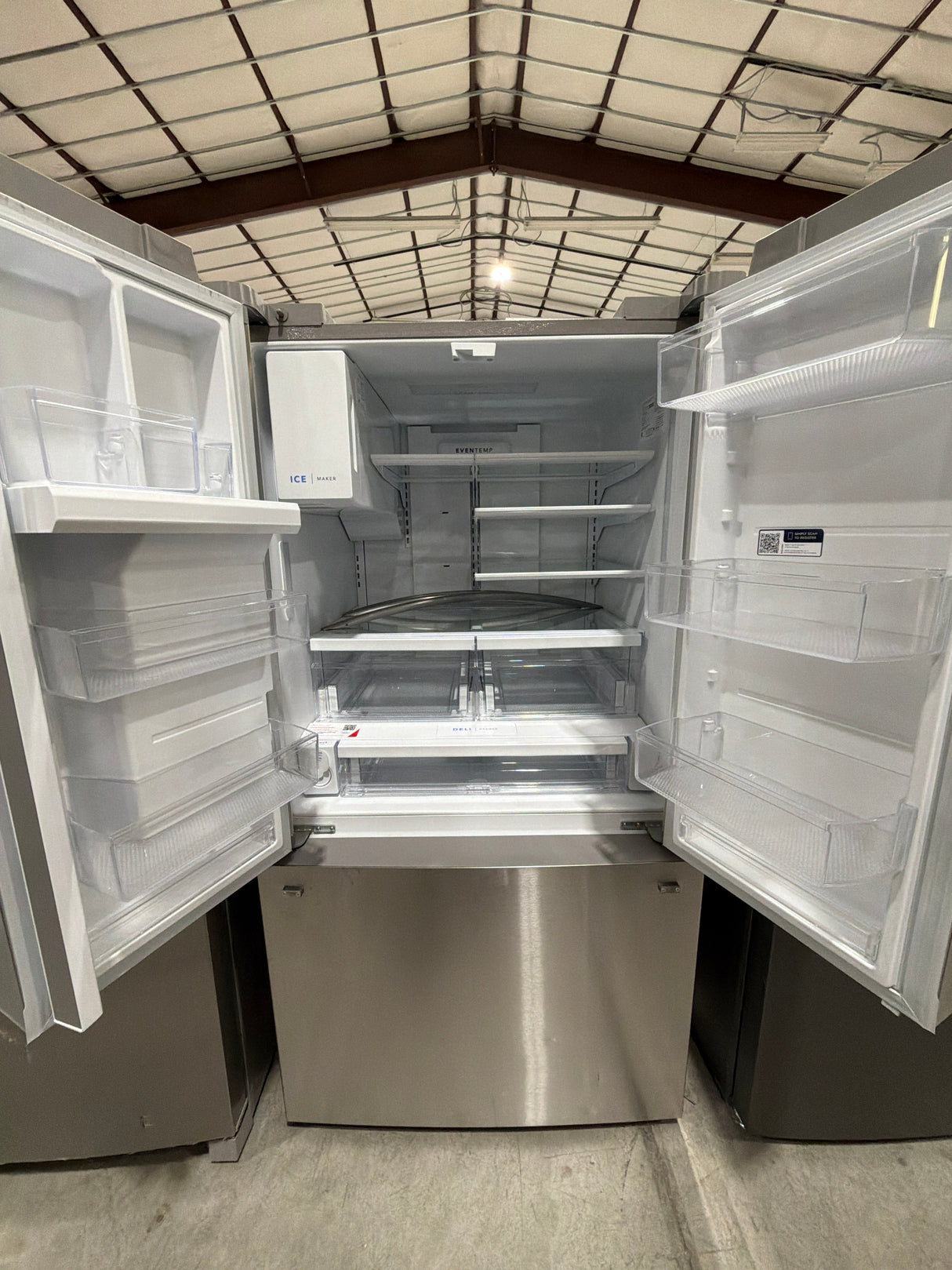 T6ID32 - Frigidaire - 28 Cu. Ft. Standard Depth French Door Refrigerator in Smudge-Proof Stainless Steel FRFS2823AF