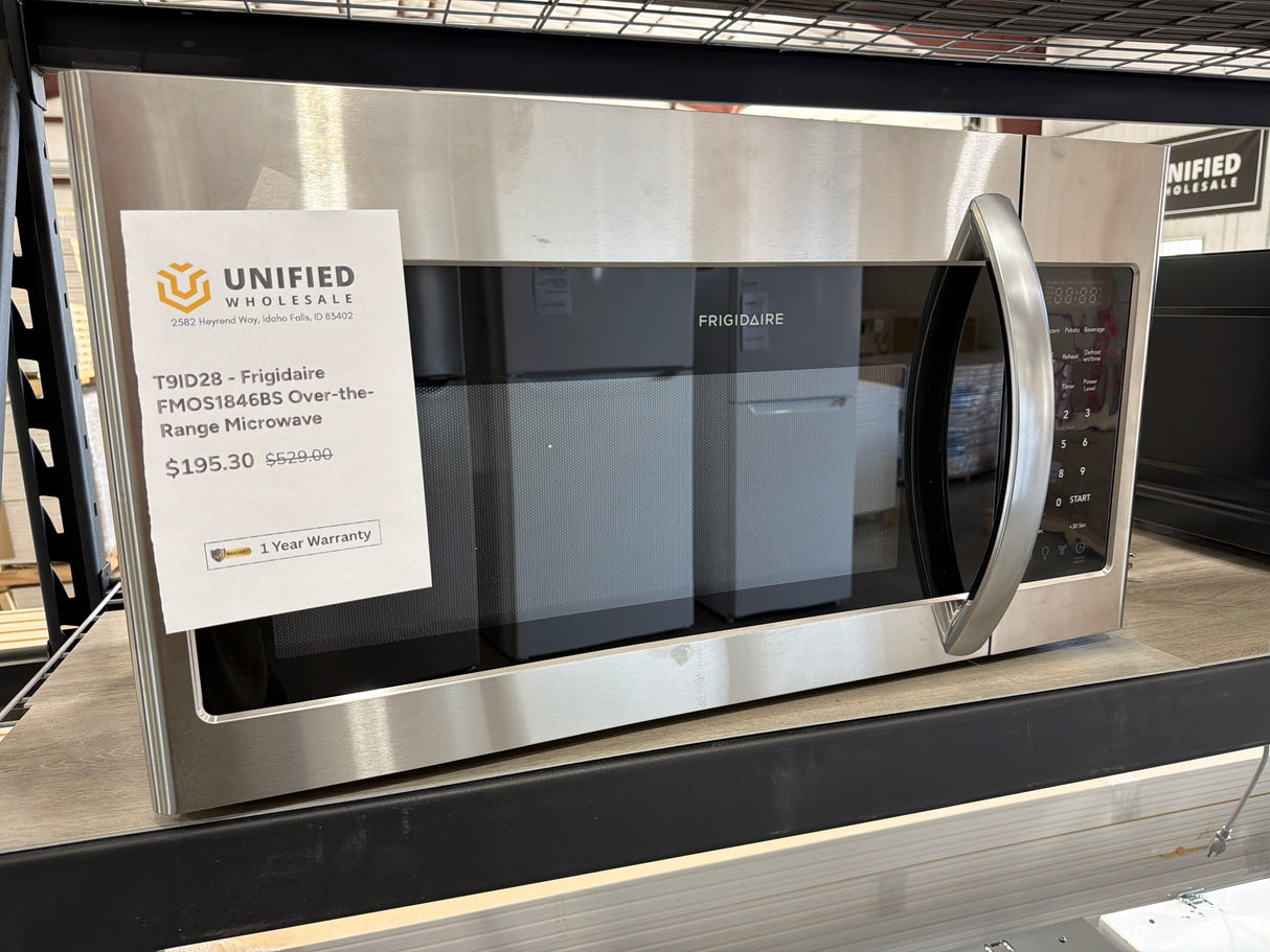 T9ID28 - Frigidaire FMOS1846BS Over-the-Range Microwave