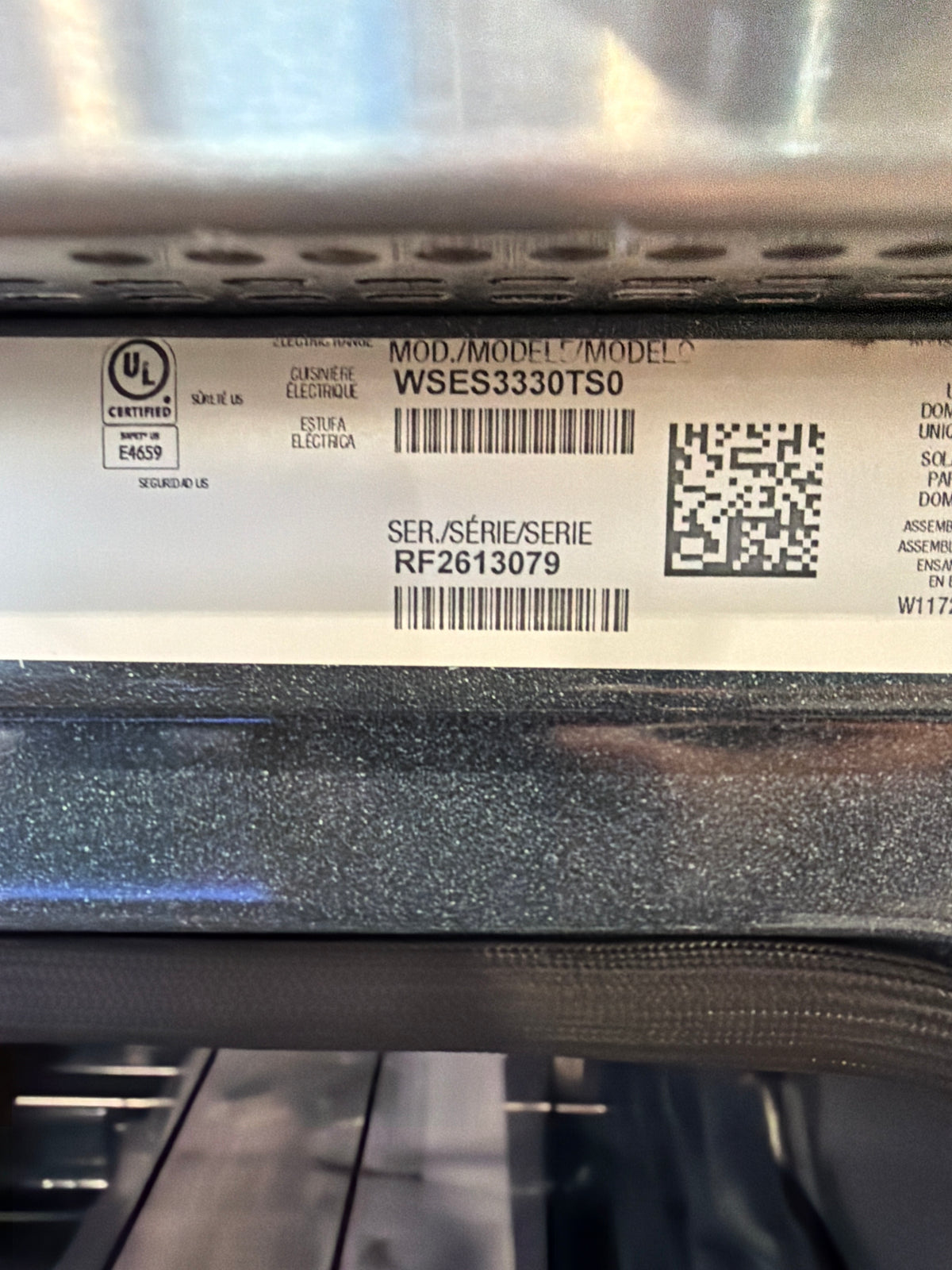 Whirlpool 30 in. 5-Element Slide-In Electric Range WSES3330TS - scratch and dent, Nampa ID (photo 5)