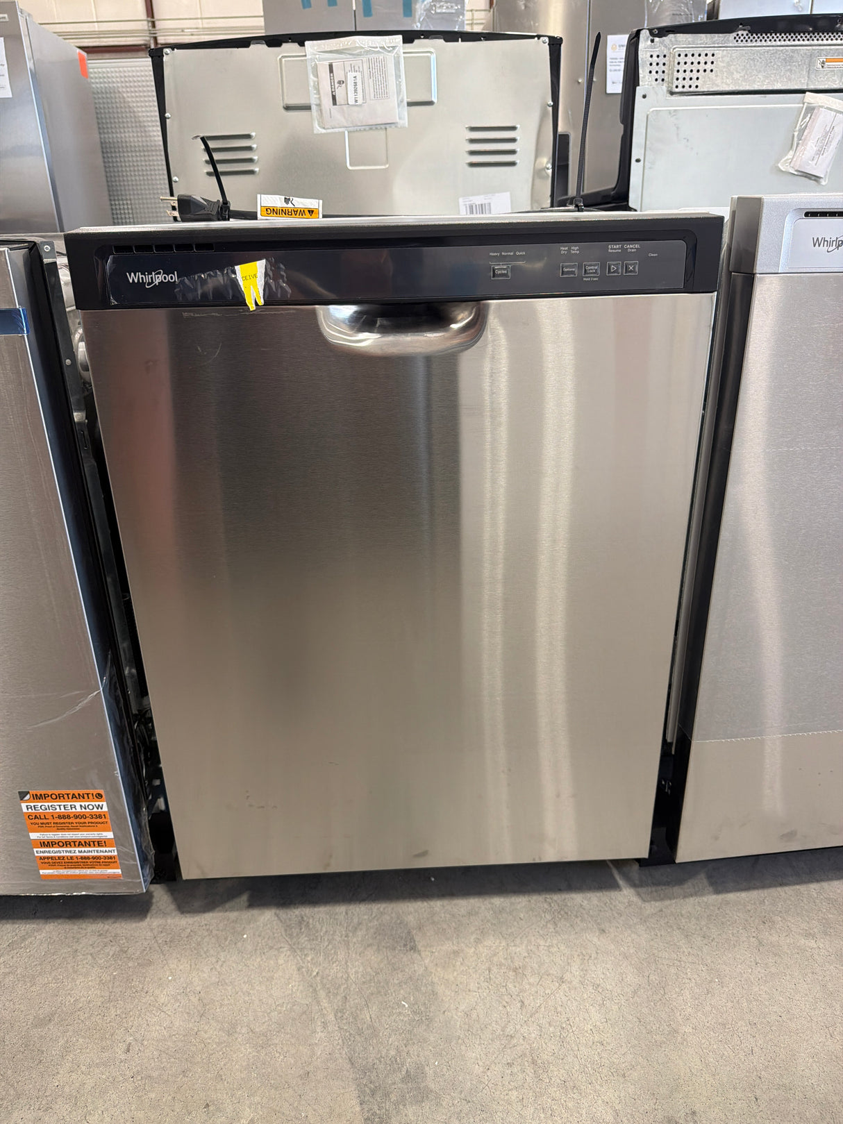 T10ID10 – WDF332PAMS Front Control Dishwasher – Whirlpool