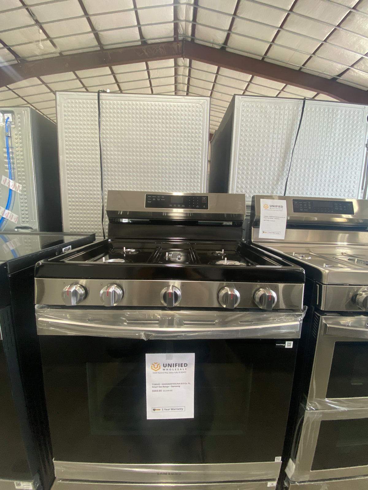 T13ID25 – NX60A6511SS/AA 6.0 Cu. Ft. Smart Gas Range – Samsung