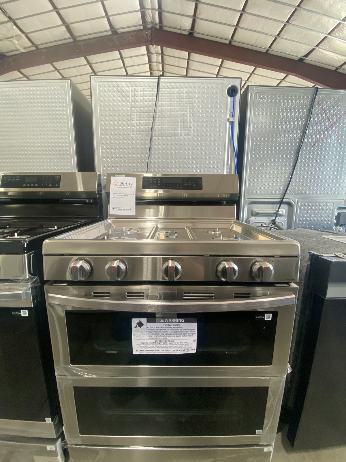 Samsung 6.0 cu ft Smart Gas Range with Flex Duo NX60A6751SS/AA – T13ID23