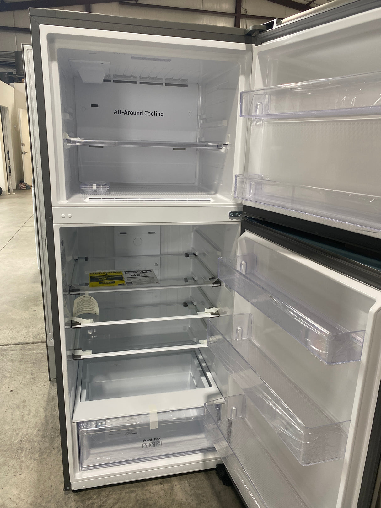 T12ID14 - Samsung RF29DB9600QLAA 29 cu. ft. 4-Door Flex French Door Refrigerator