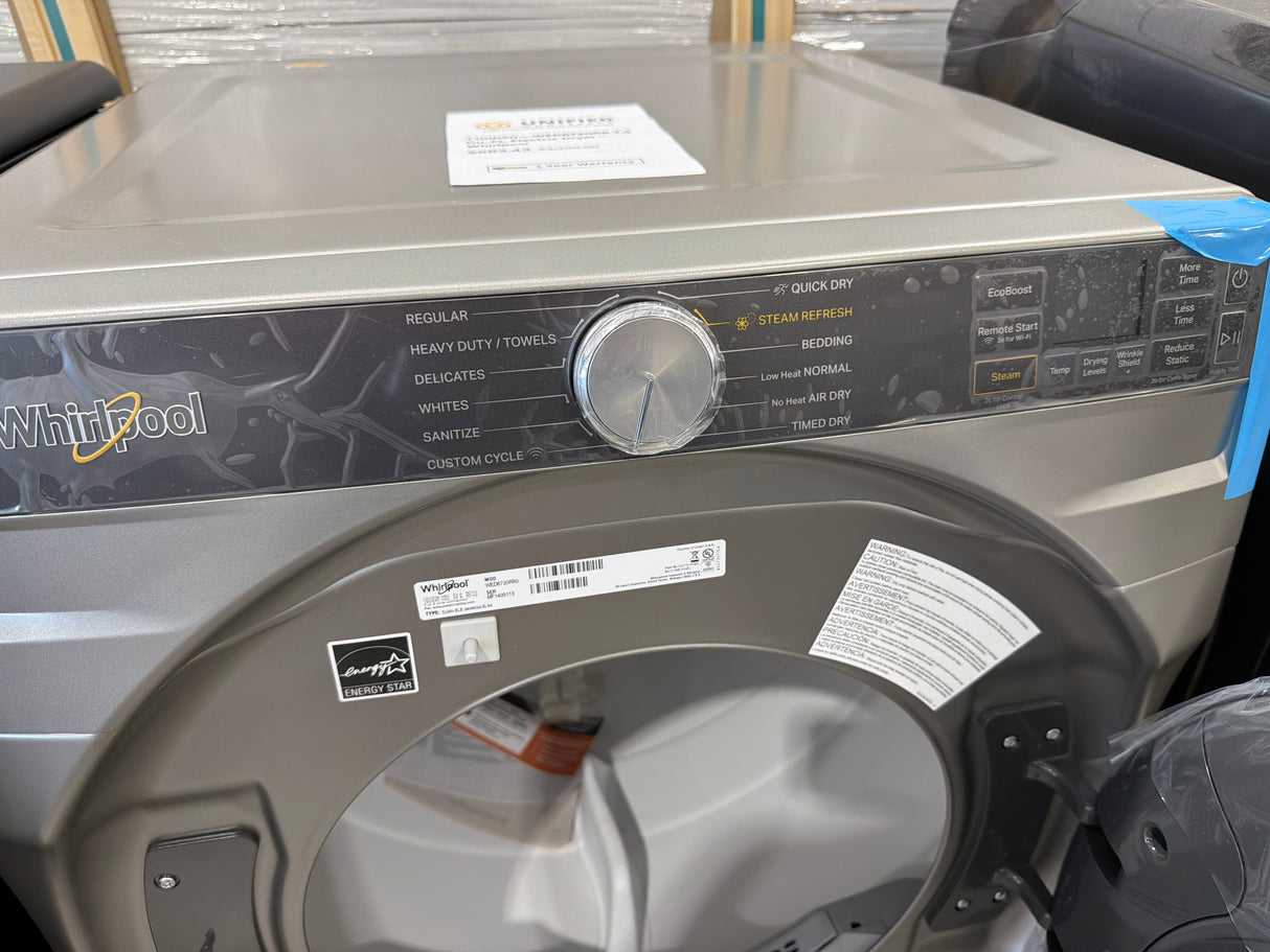T10ID20 – WED6720RR 7.4 Cu. Ft. Electric Dryer – Whirlpool