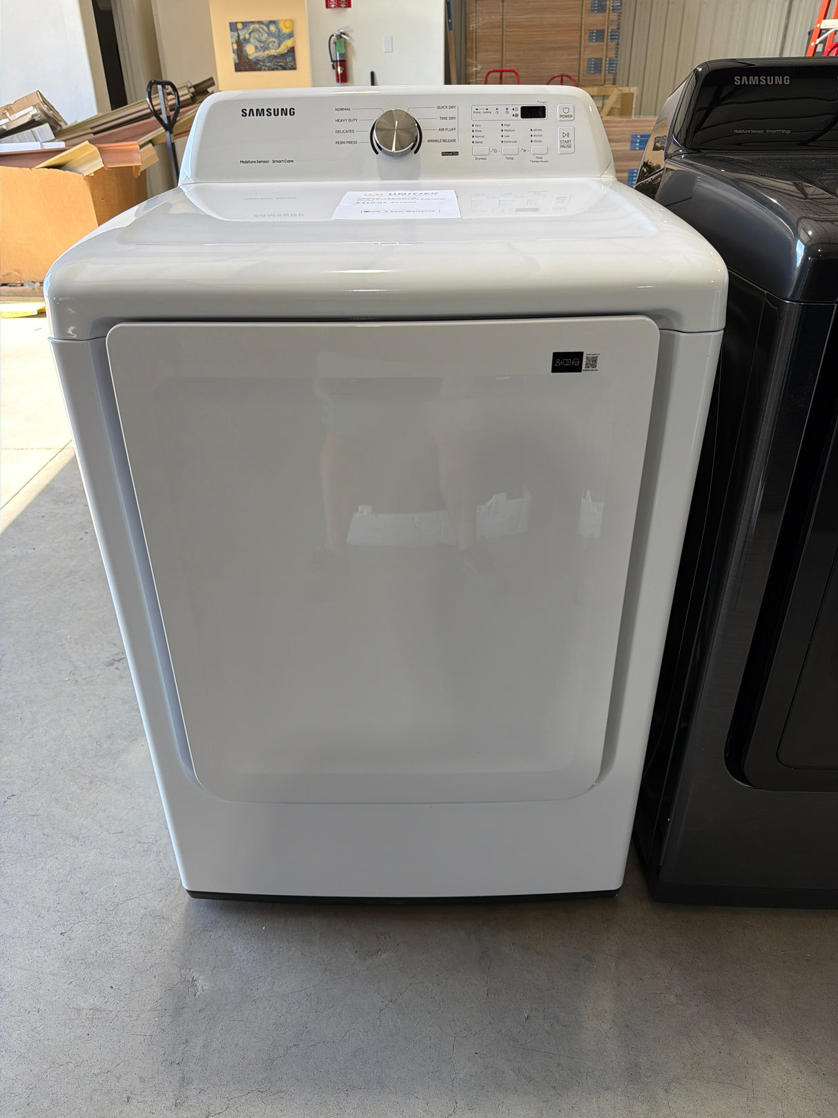 T8ID05 - Samsung DVE45T3200W/A3 Electric Dryer
