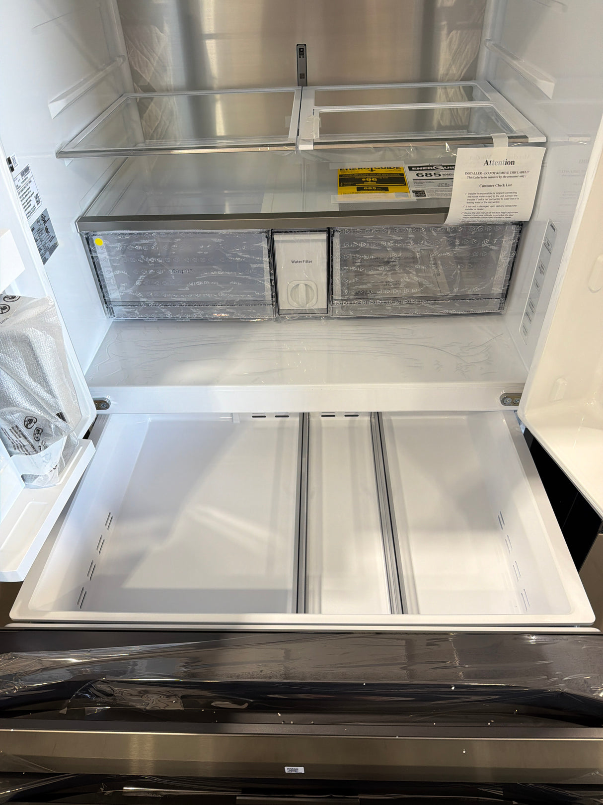 T8ID28 - Samsung RF70F29MERAA Counter Depth French Door Refrigerator