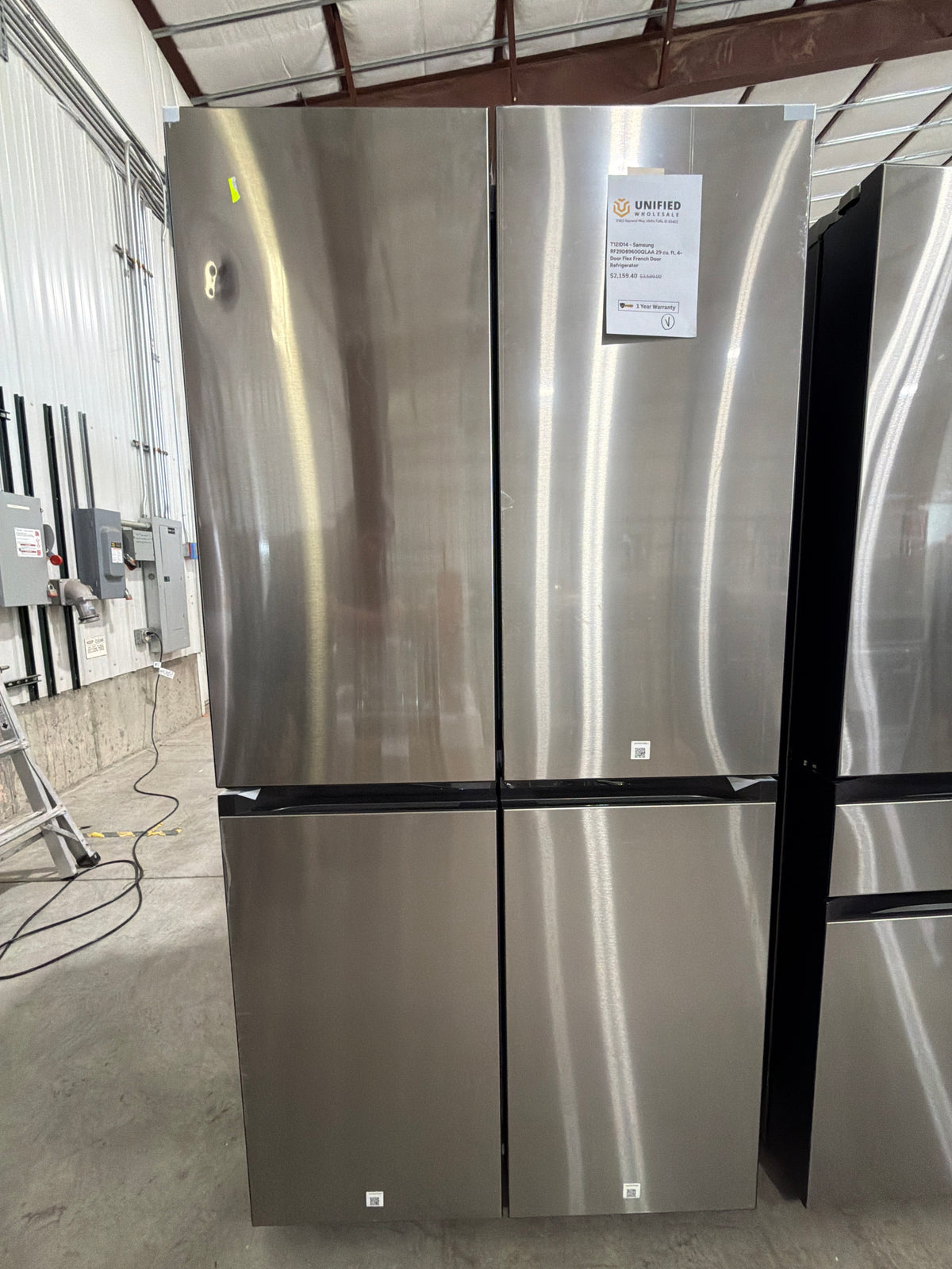 Samsung 29 cu ft 4-Door Flex French Door Refrigerator RF29DB9600QLAA – T12ID14