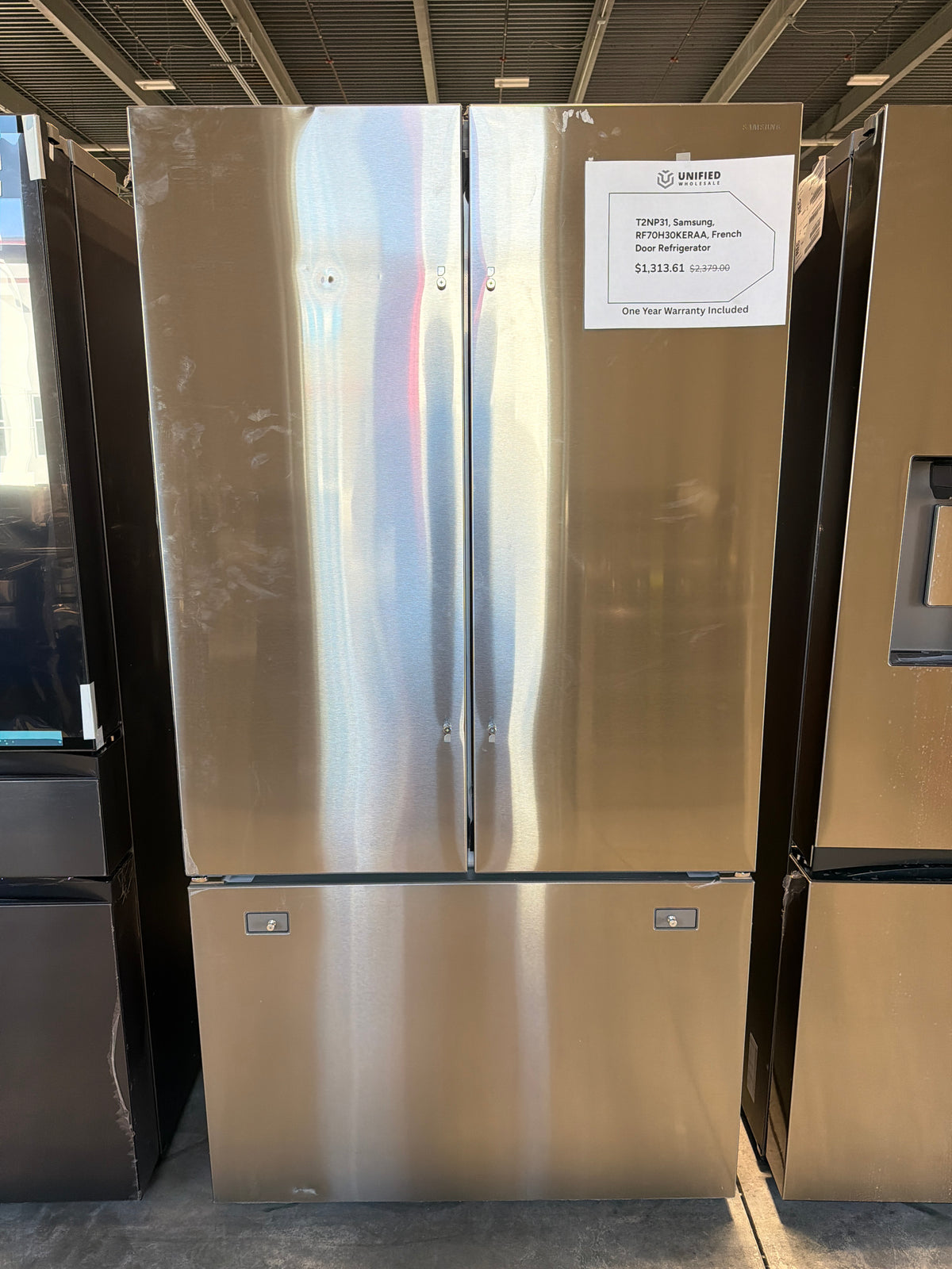 Samsung 30 cu ft French Door Refrigerator RF70H30KERAA – T2NP31