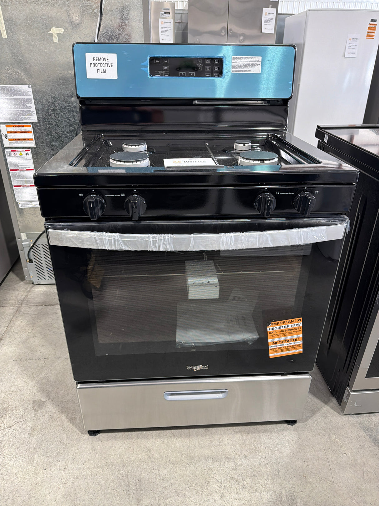 T7ID31 Whirlpool WFG320M0MS 5.1 Cu. Ft. Freestanding Gas Range with Broiler Drawer