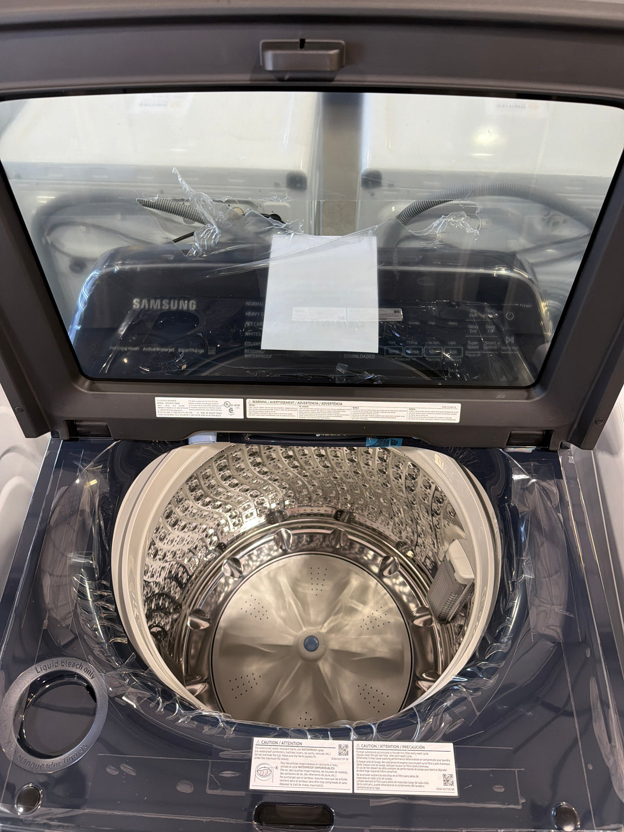 T8ID37- Samsung WA54CG7150ADA4 Smart Top Load Washer
