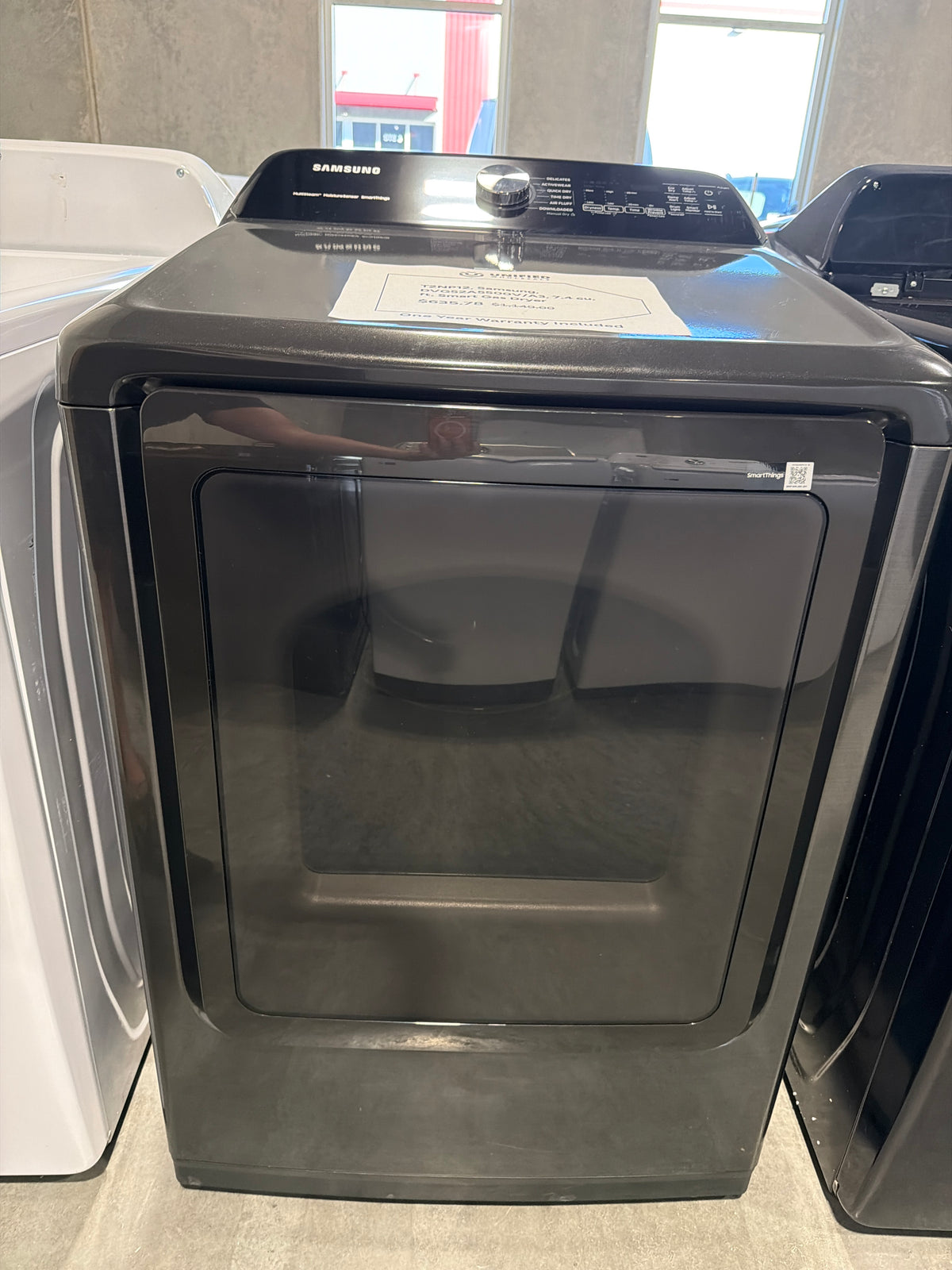 Samsung 7.4 cu ft Smart Gas Dryer DVG52A5500V/A3 – T2NP12