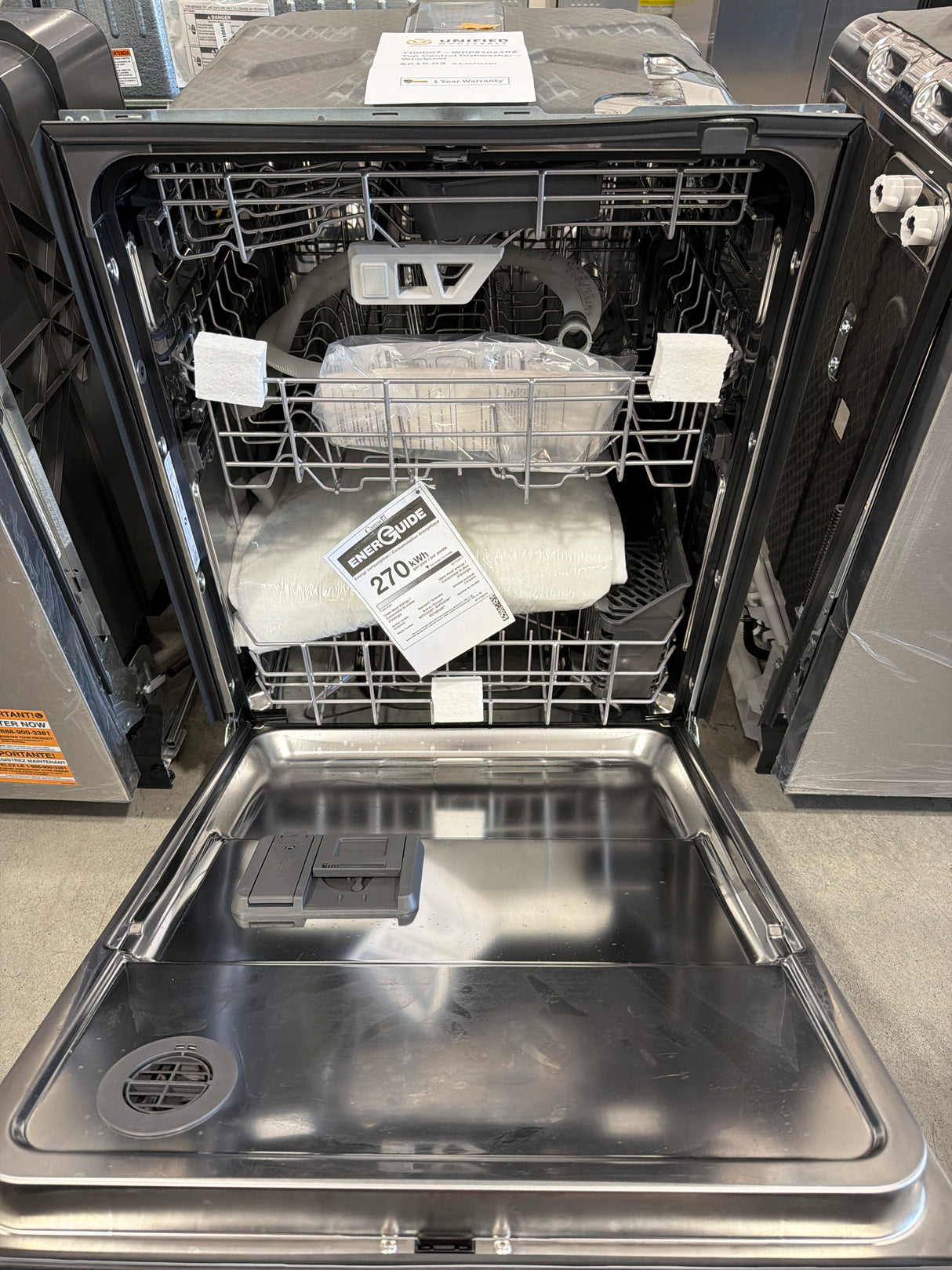 T10ID07 – WDPS7024RZ Top Control Dishwasher – Whirlpool