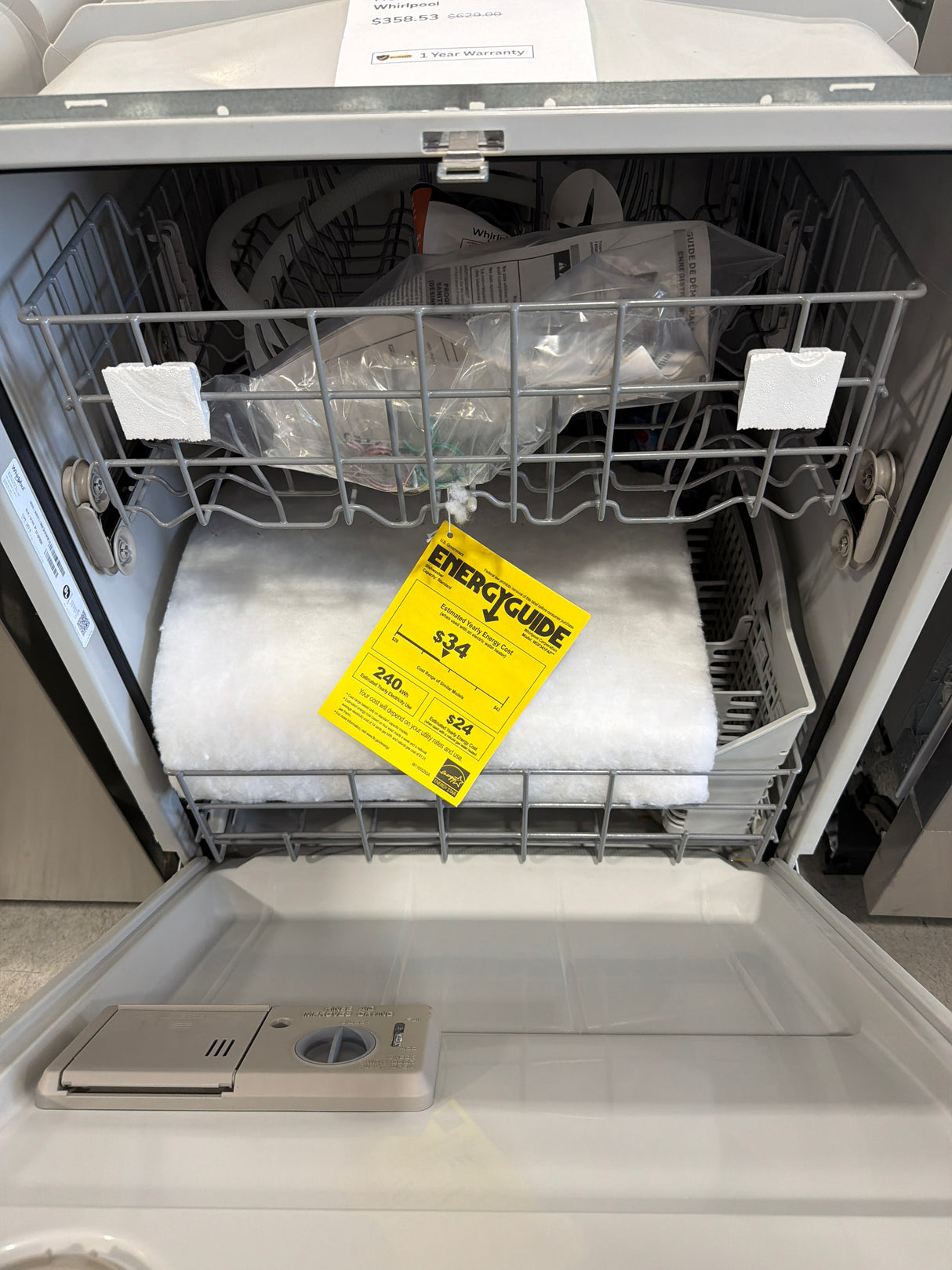 T10ID02 – WDF341PAPM Front Control Dishwasher – Whirlpool