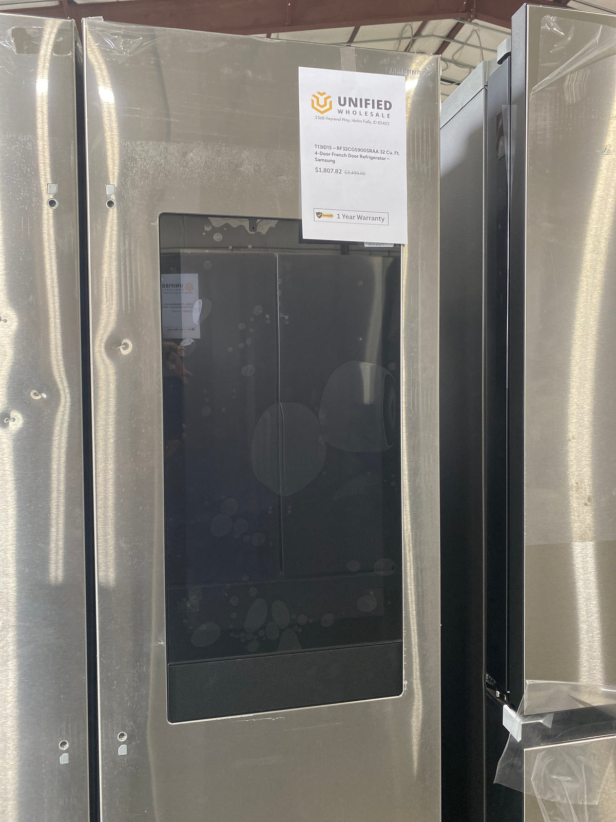 T13ID15 – RF32CG5900SRAA 32 Cu. Ft. 4-Door French Door Refrigerator – Samsung