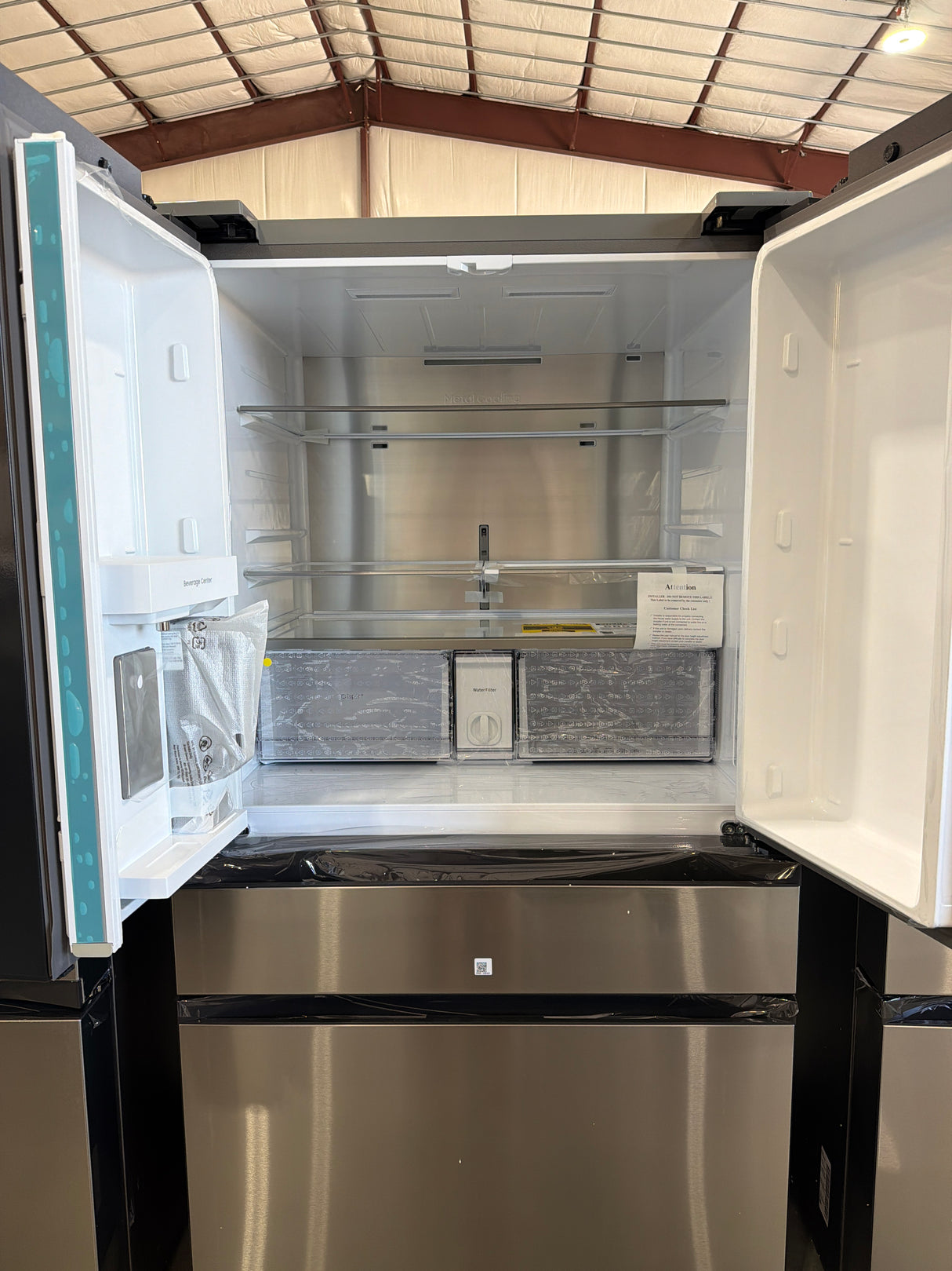 T8ID28 - Samsung RF70F29MERAA Counter Depth French Door Refrigerator