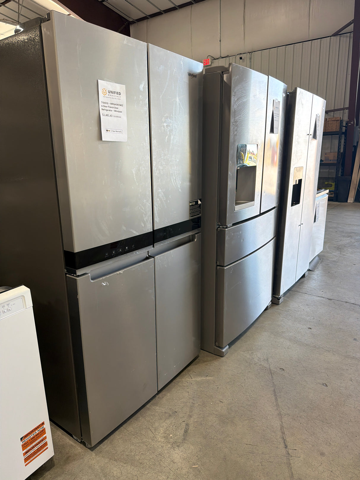 T10ID32 – WRQA59CNKZ 4-Door French Door Refrigerator – Whirlpool