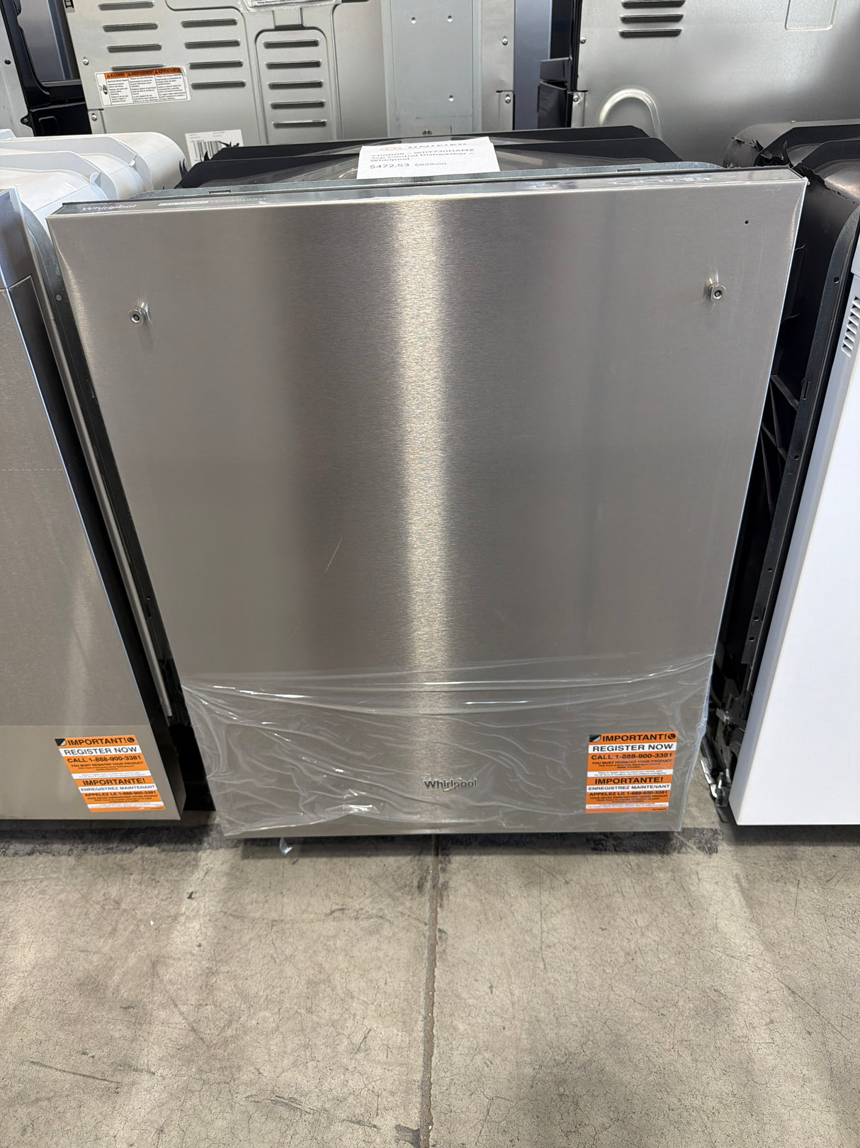 T10ID08 – WDT730HAMZ Top Control Dishwasher – Whirlpool