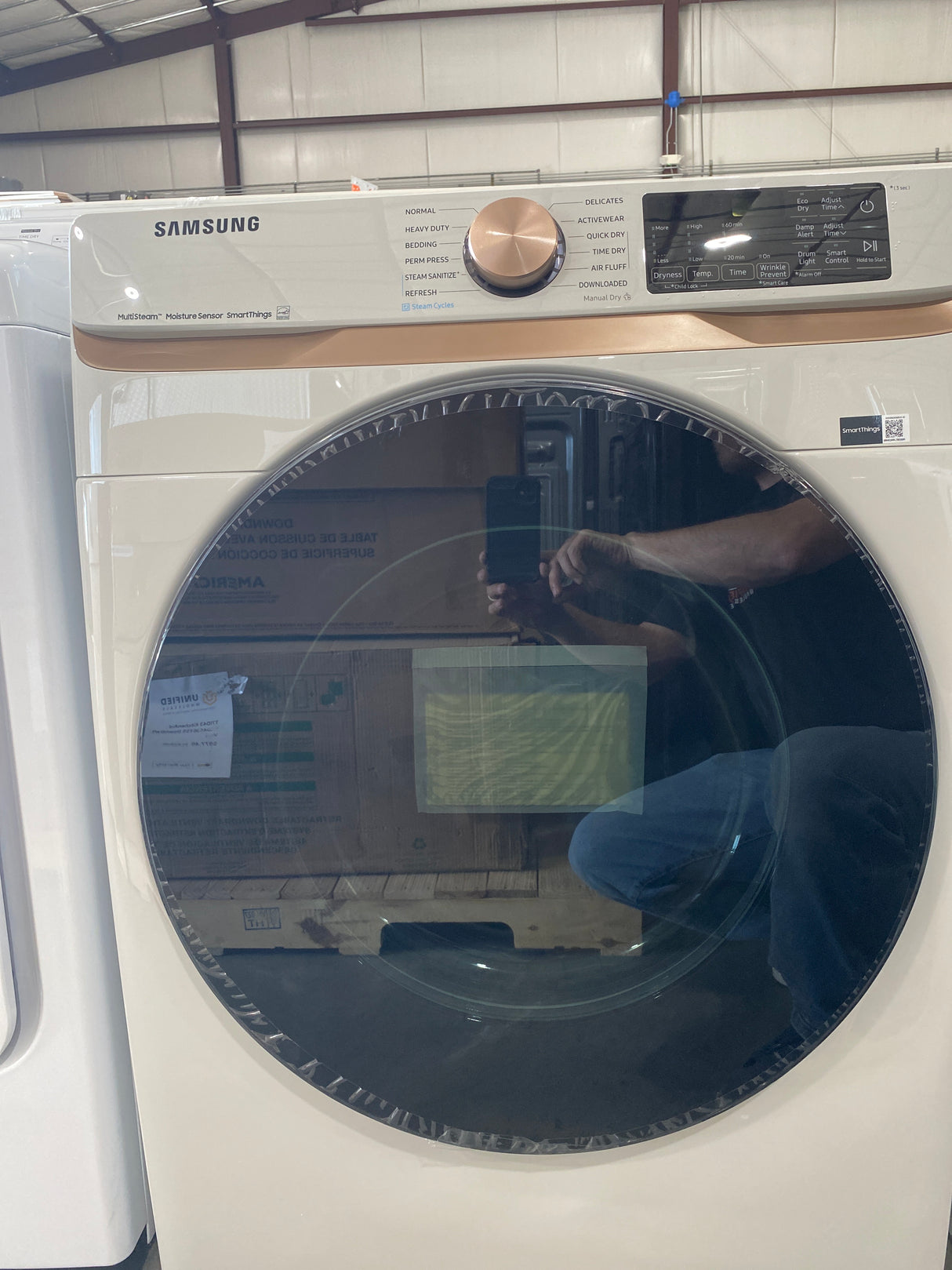 T11ID06 Samsung 7.5 cu ft Smart Electric Dryer with Steam DVE50BG8300EA3 –