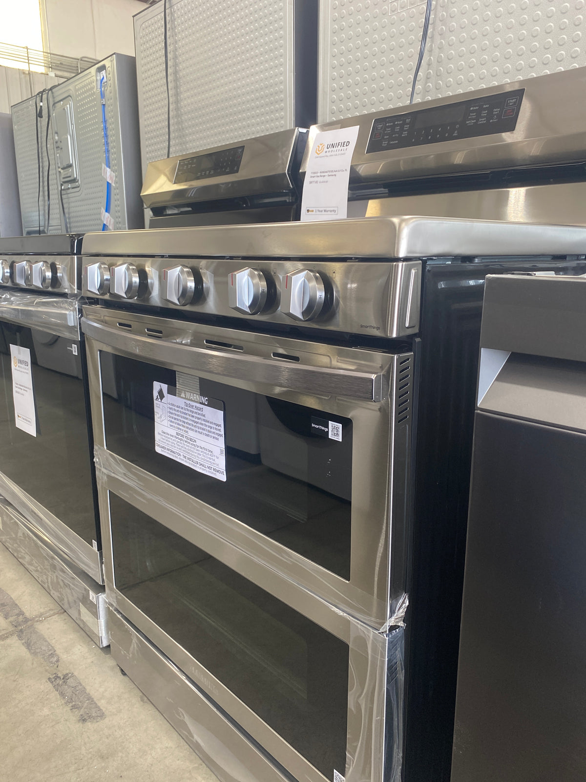 Samsung 6.0 cu ft Smart Gas Range with Flex Duo NX60A6751SS/AA – T13ID23