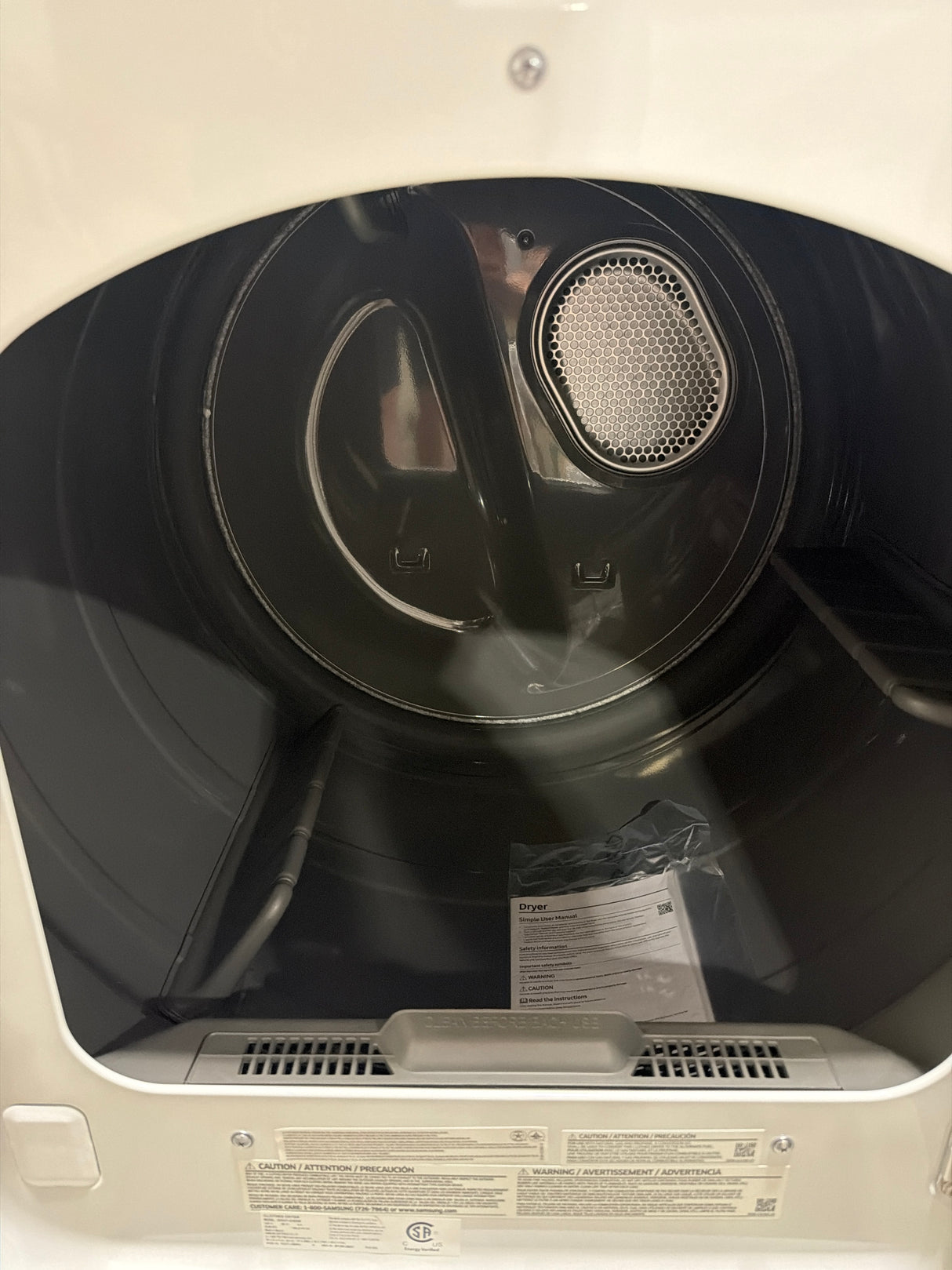 T12ID37 - Samsung DVG47CG3500WA3 7.4 cu. ft. Gas Dryer
