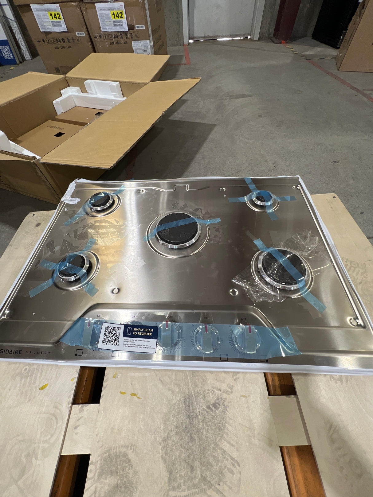 T5ID01 Frigidaire Gallery - 30" Gas Cooktop - Stainless Steel GCCG3048AS