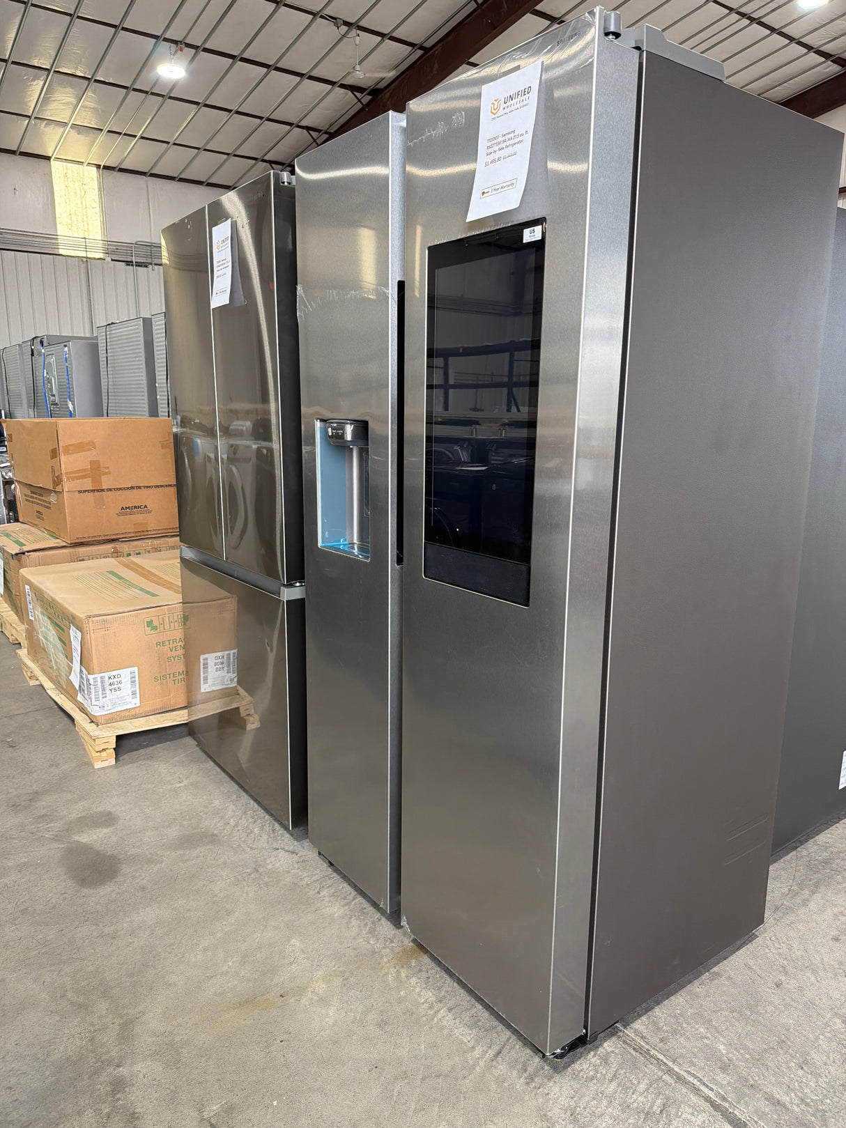 T12ID03 - Samsung RS22T5561SR/AA 21.5 cu. ft. Side-by-Side Refrigerator