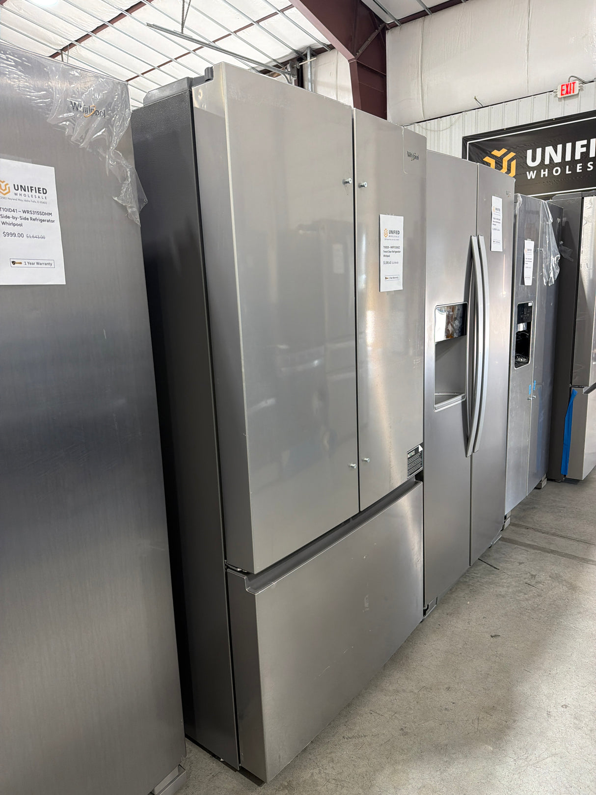 T10ID29 – WRFF3336SZ French Door Refrigerator – Whirlpool