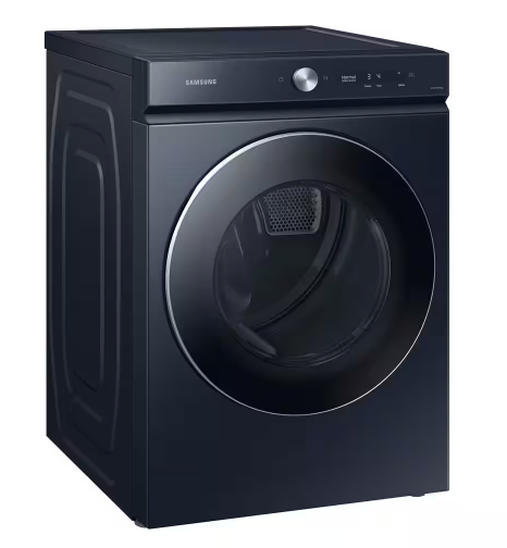 DVE53BB8900DA3 SAMSUNG Bespoke 7.6 cu. ft. Vented Smart Electric Dryer in Brushed Navy with AI Optimal Dry and Super Speed Dry T2ID09