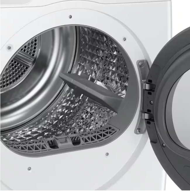 DV25B6900HW/A2 SAMSUNG Stackable 4.0 cu. ft. Smart Dial Heat Pump Dryer with Sensor Dry in White T3ID03