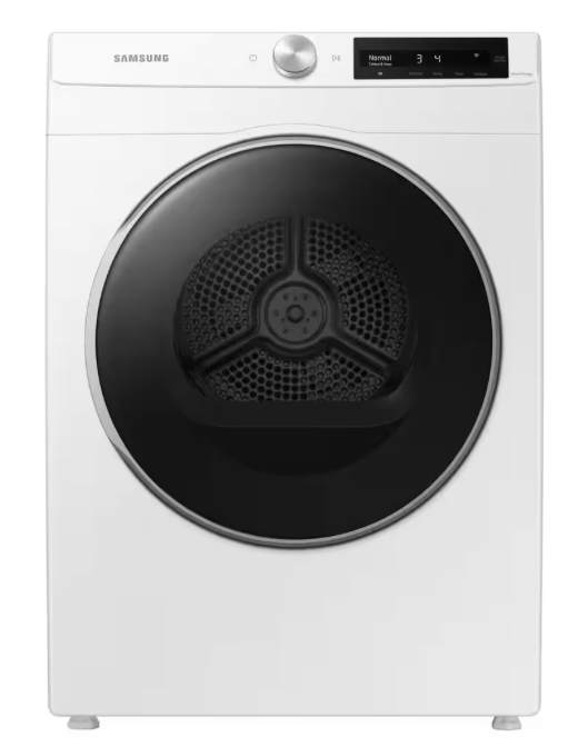 DV25B6900EW/A2 SAMSUNG Stackable 4.0 cu. ft. Smart Dial Electric Dryer with Sensor Dry T3ID02